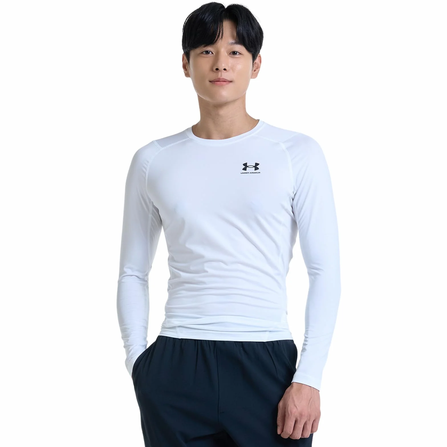 Under Armour UA HG Armour Printed LS-MDN//STL Maglia Uomo