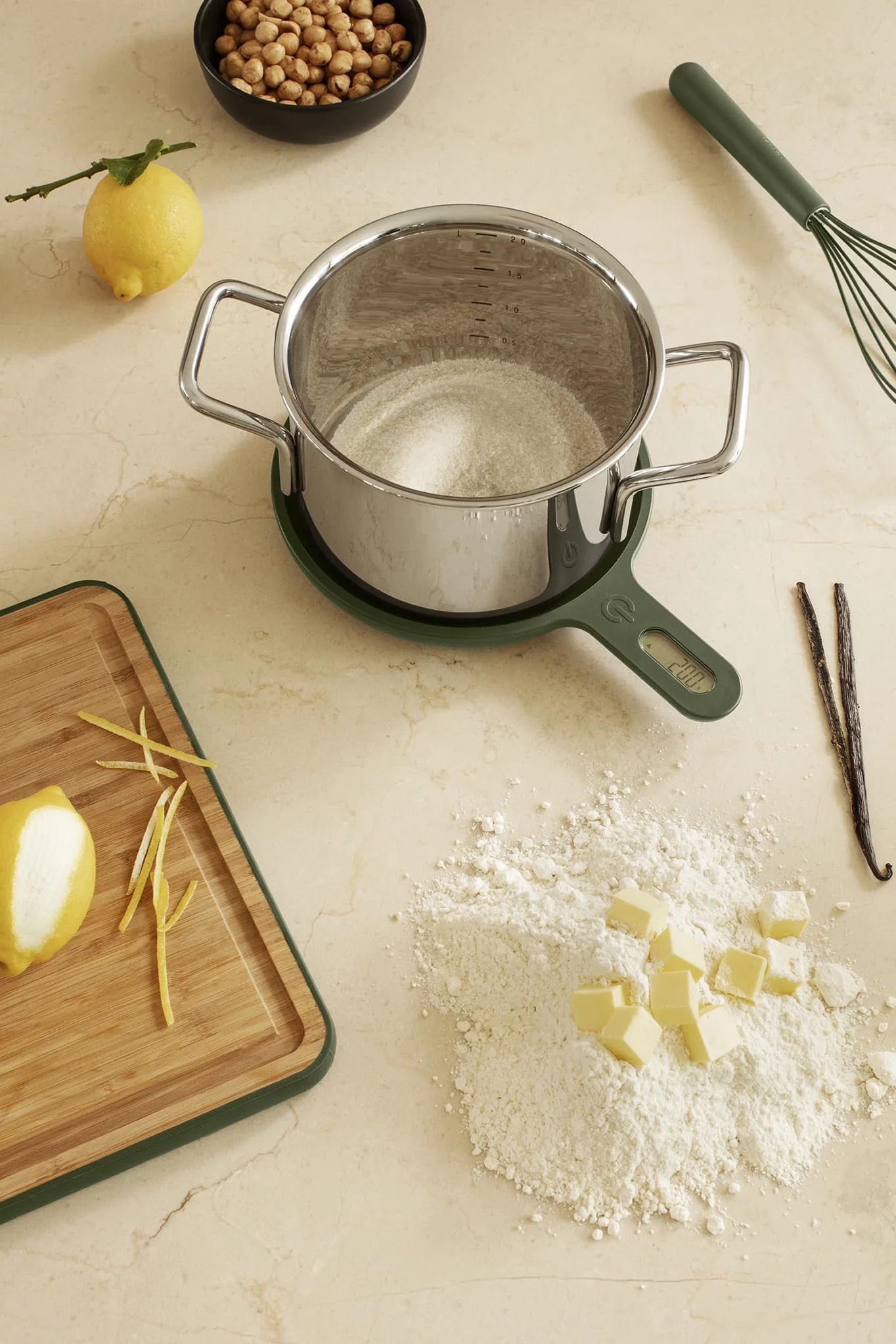 EVA SOLO Bilance da cucina Green Tools con display sul manico Verde