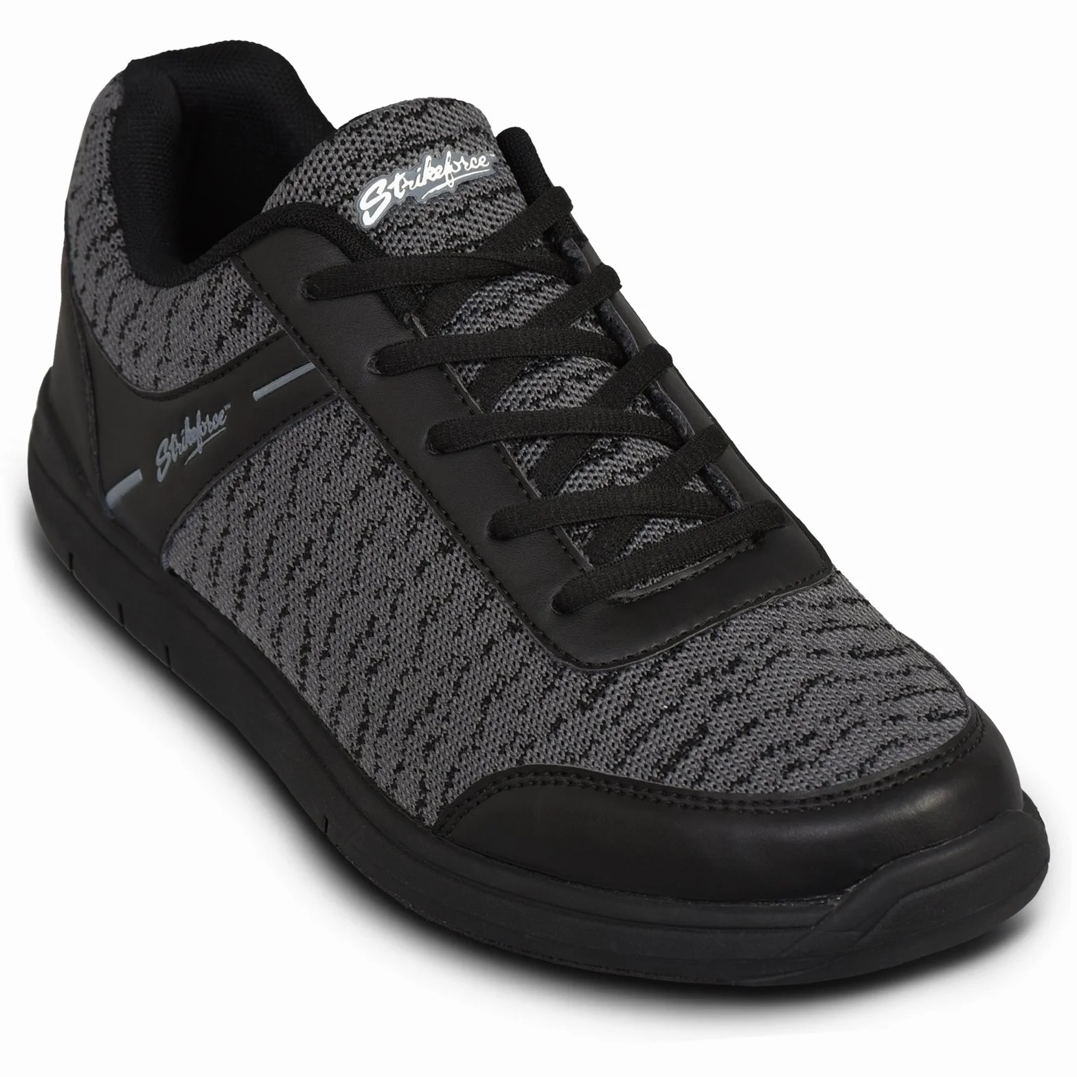 KR Strikeforce Scarpe da Bowling da Uomo Flyer Mesh Nero/Acciaio