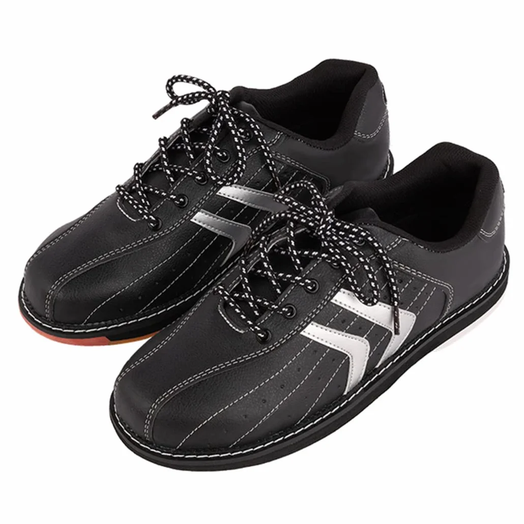 Scarpe da Bowling Uomo Pelle Antiscivolo Traspirante