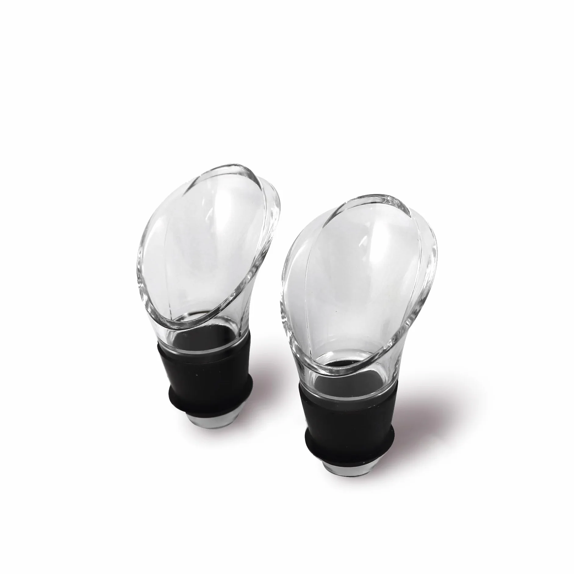 Fackelmann Beccucci Decanter 2 pz antigoccia lavastoviglie plastica silicone 4 x 5,7 cm