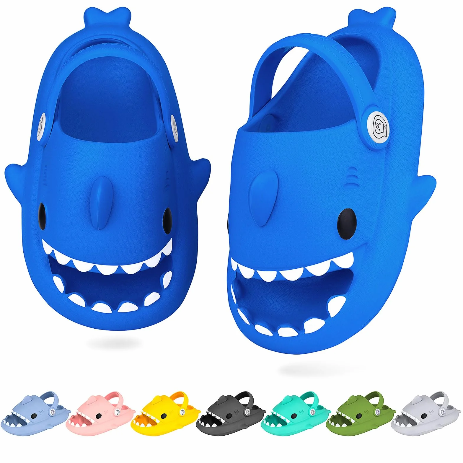 Pantofole Squalo Antiscivolo per Bambini Sandali da Doccia Spiaggia Piscina