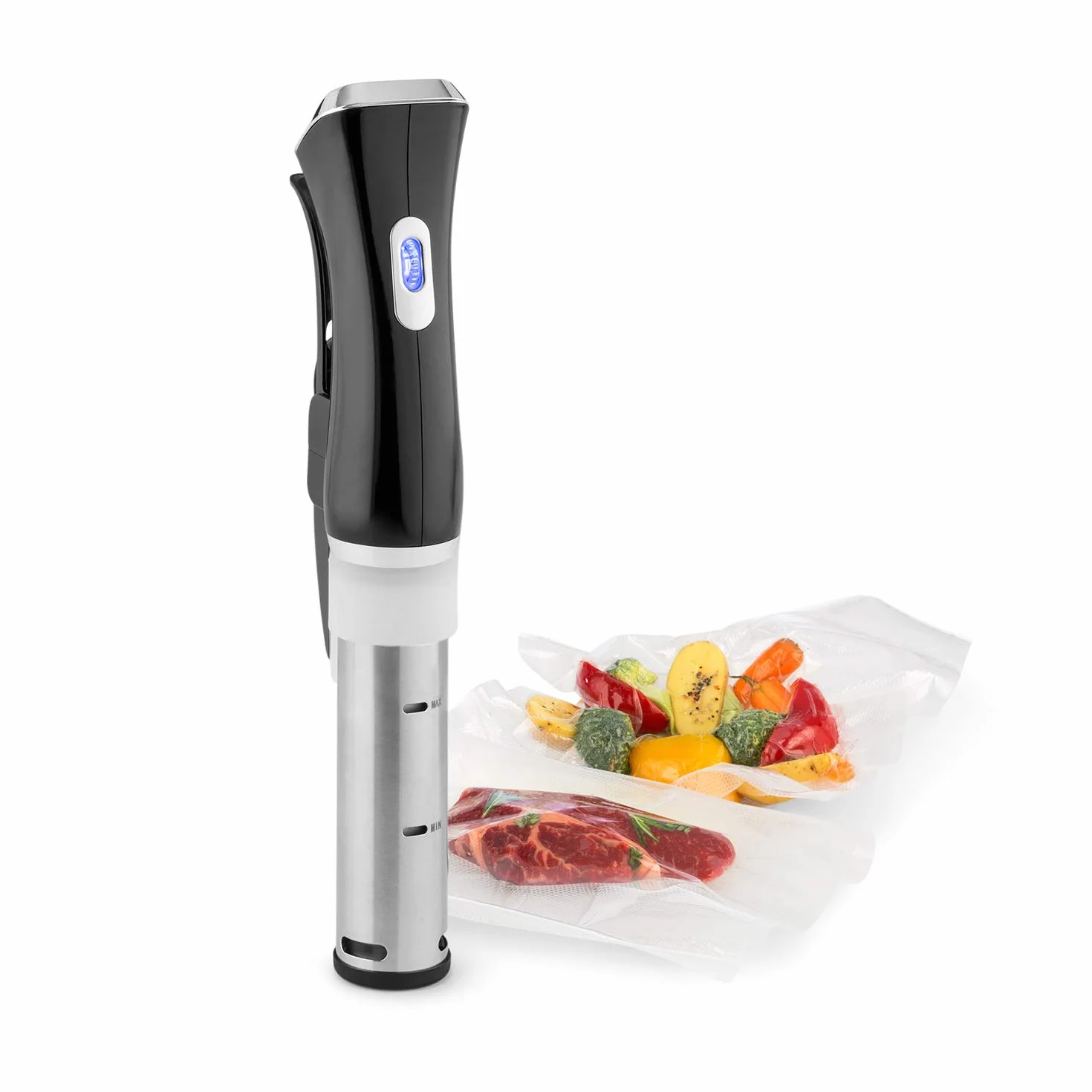 KLARSTEIN Quickstick Sous Vide Cooker 3D - Circolatore per Cottura Sous Vide, 1300W, 50-95 °C, Nero