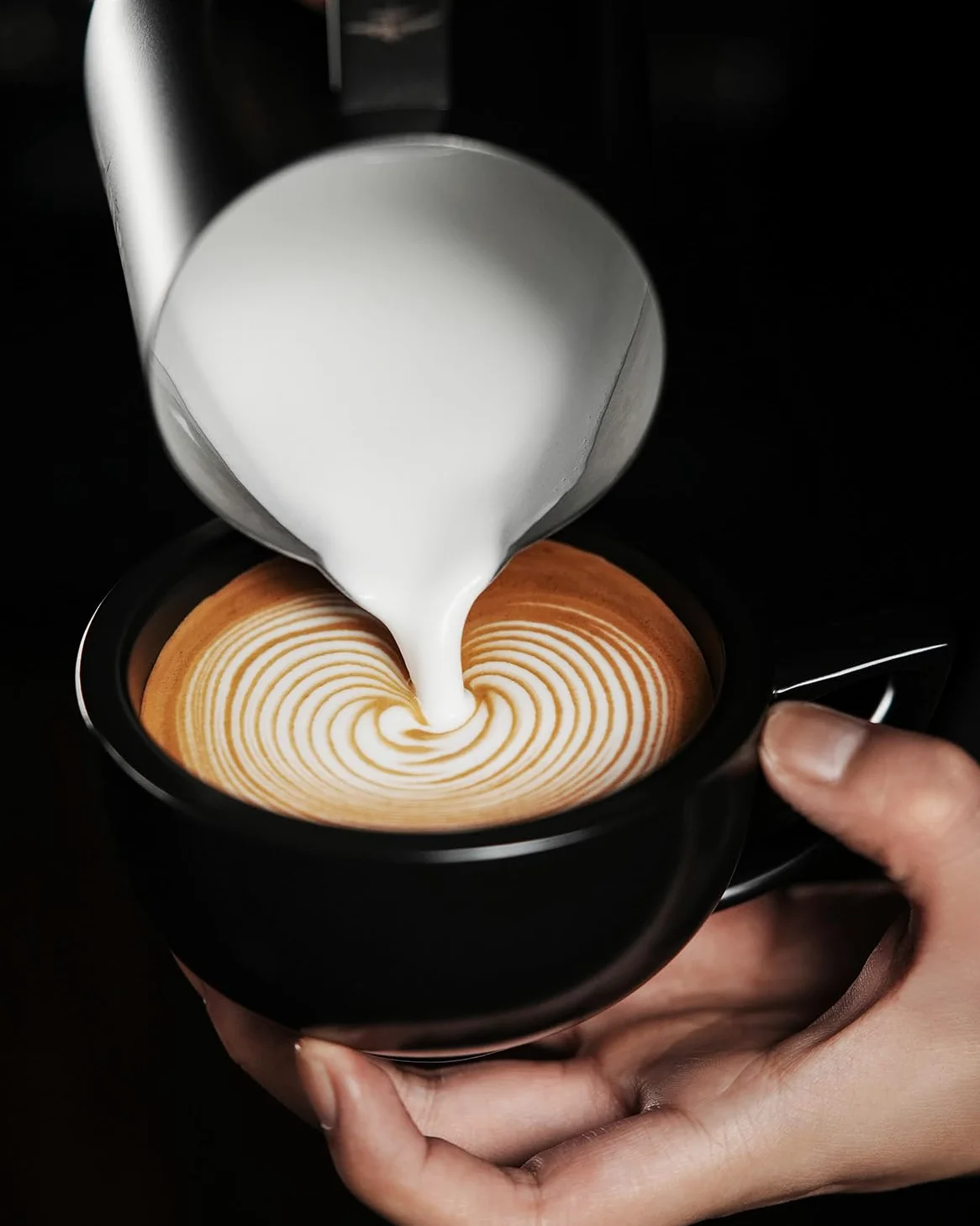 MHW-3BOMBER Brocca per latte 500ml, brocca per latte in acciaio inossidabile per macchina da caffè, accessori per caffè per barista domestico, tazza per cappuccino e arte del latte, brocca per schiuma