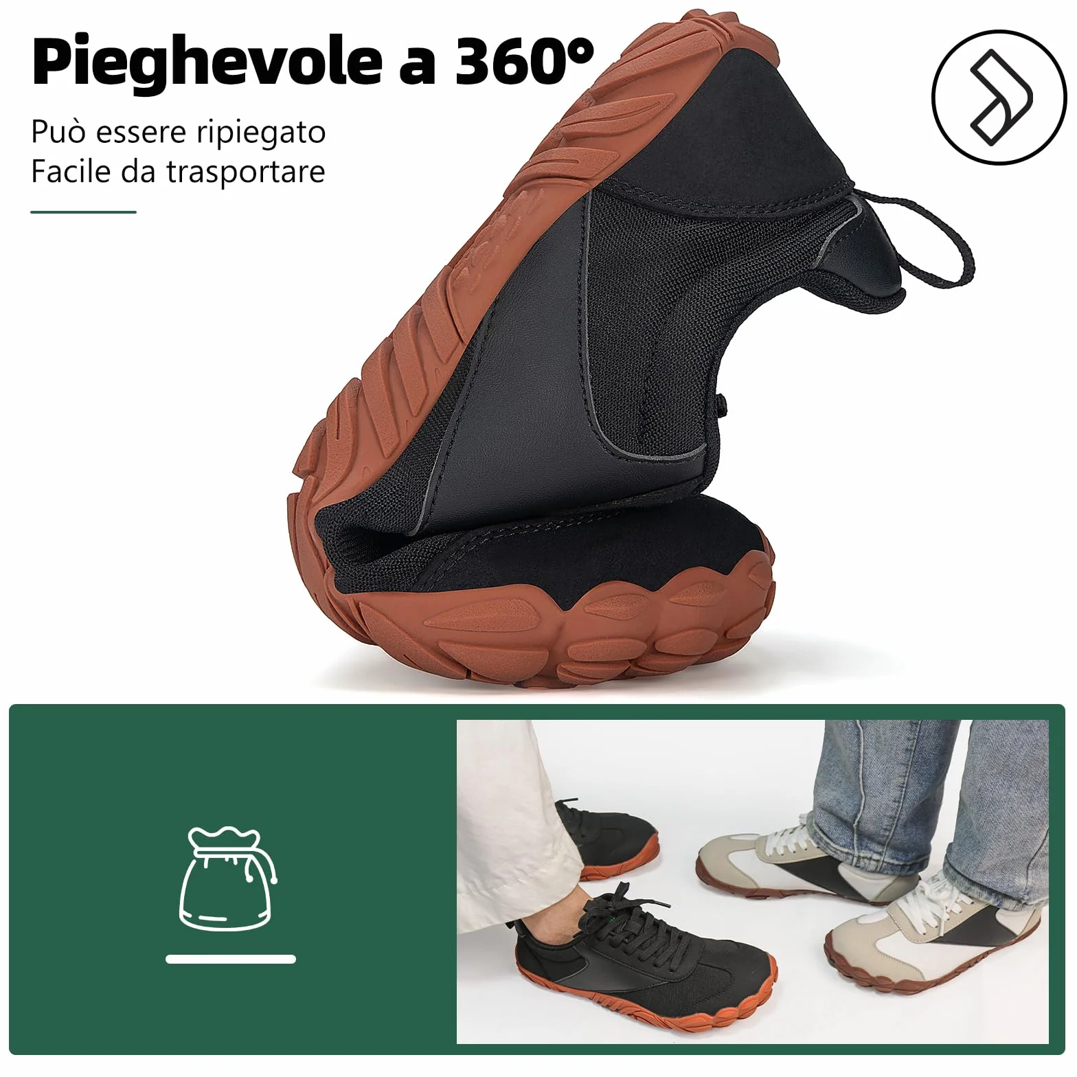 SAGUARO Barefoot Shoes Minimaliste Traspiranti Leggera