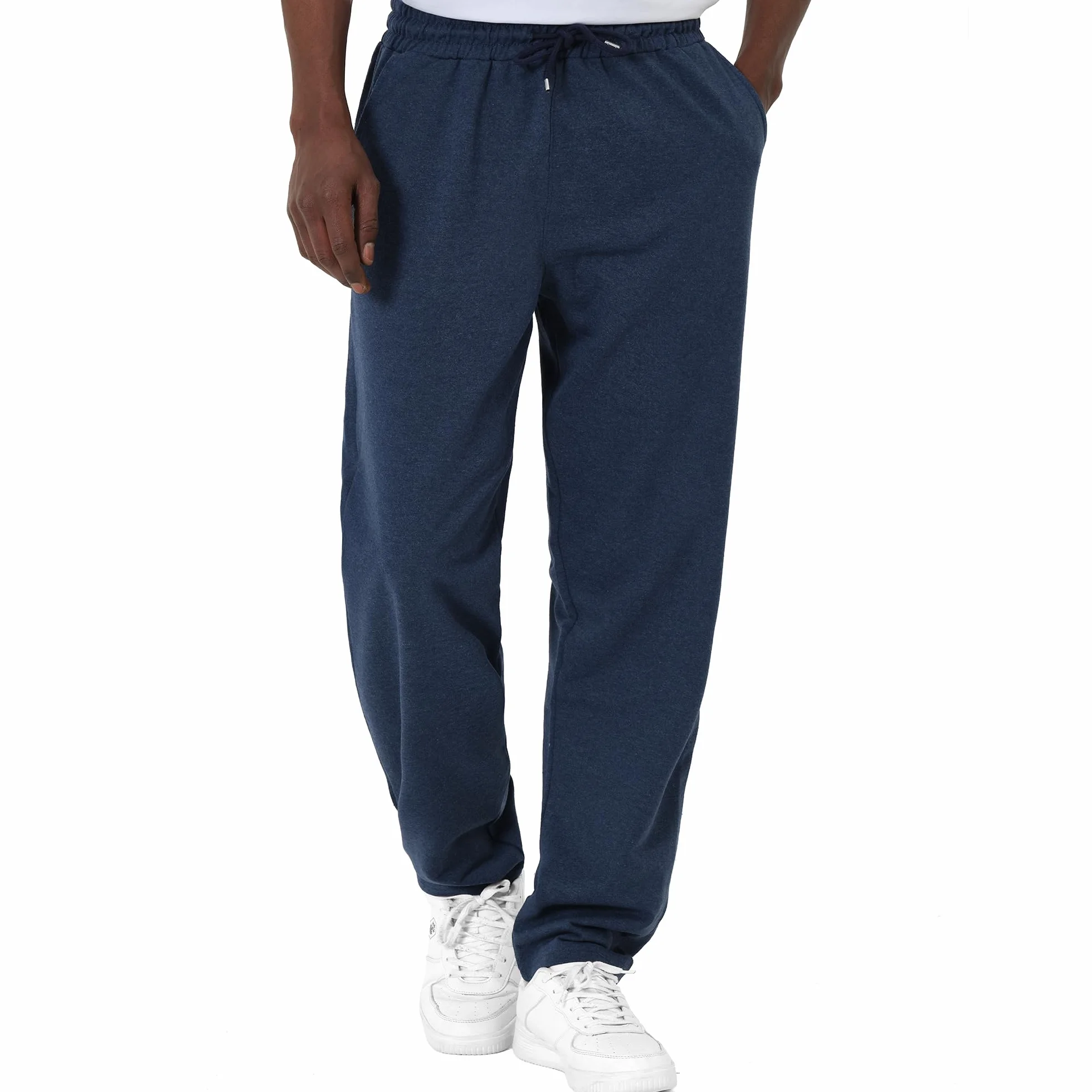 ROSS CAMP Pantaloni da Jogging da Uomo - Pantaloni Sportivi Lunghi in Cotone, Jogger da Viaggio Moderni