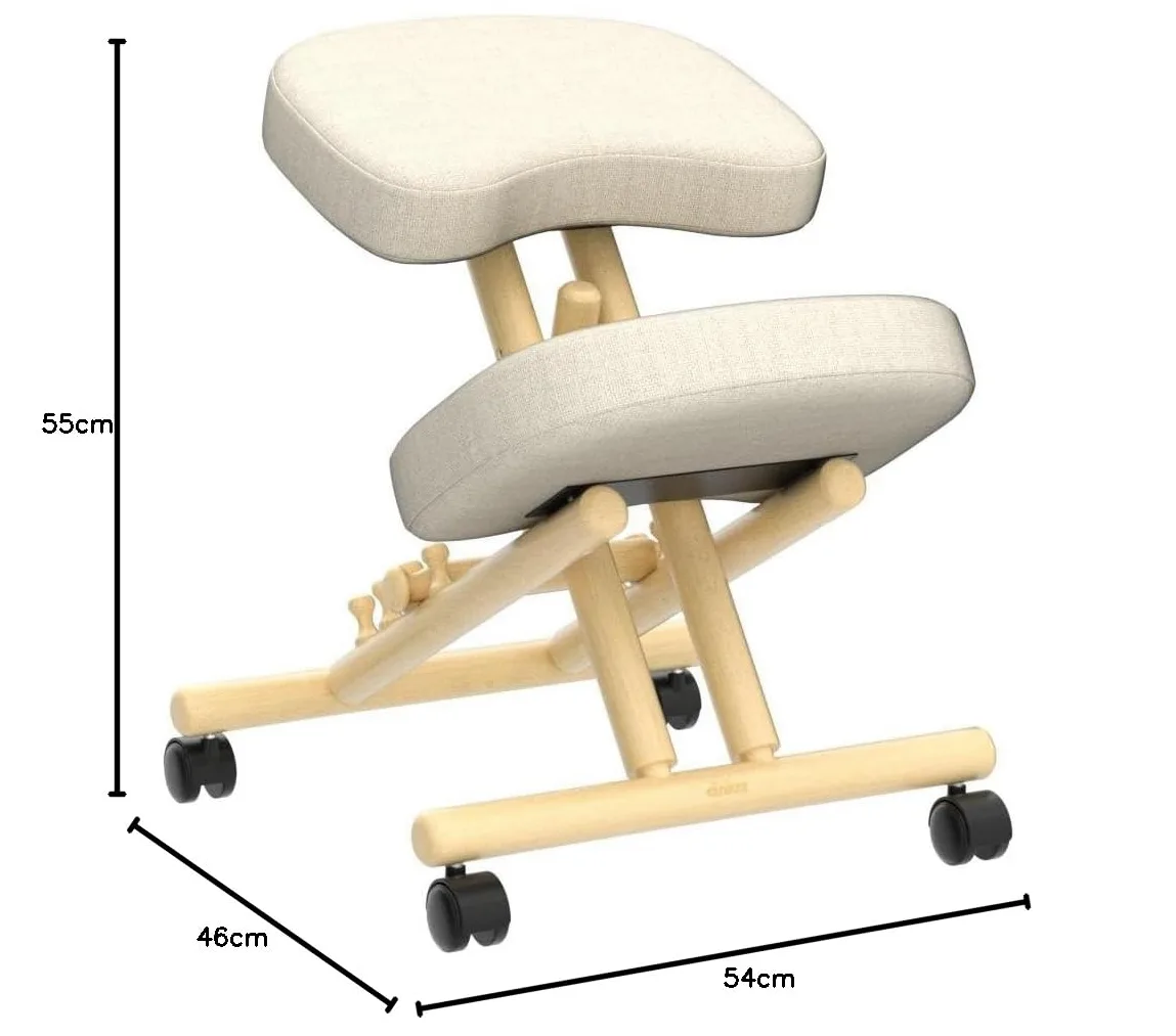 cinius ERGO Sedia Ergonomica (Naturale/Naturale), taglia unica