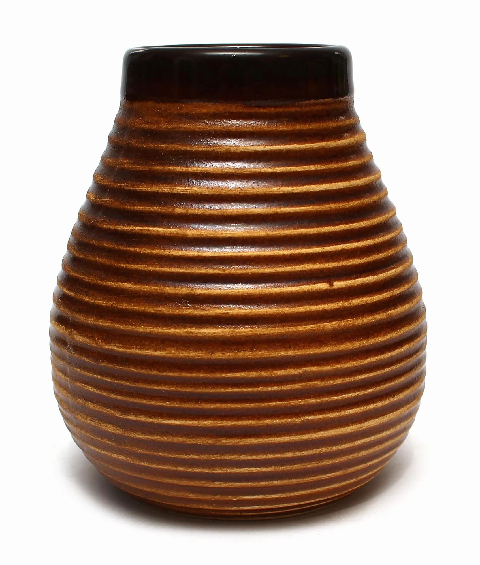 Tazza in ceramica Yerba Mate Set 350 ml Bombilla acciaio inossidabile 19 cm Calebasse fatta a mano