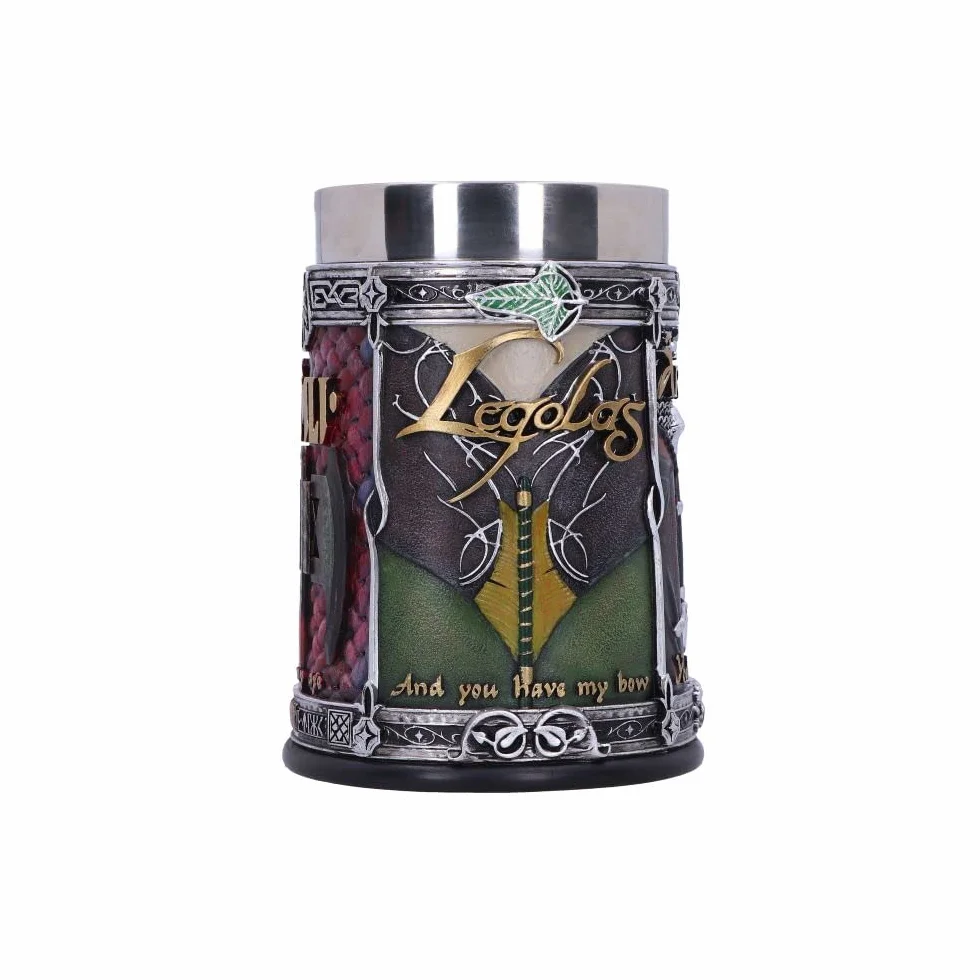 Nemesis Now Boccale con licenza ufficiale Lord of The Rings The Fellowship, multicolore, 15,5 cm