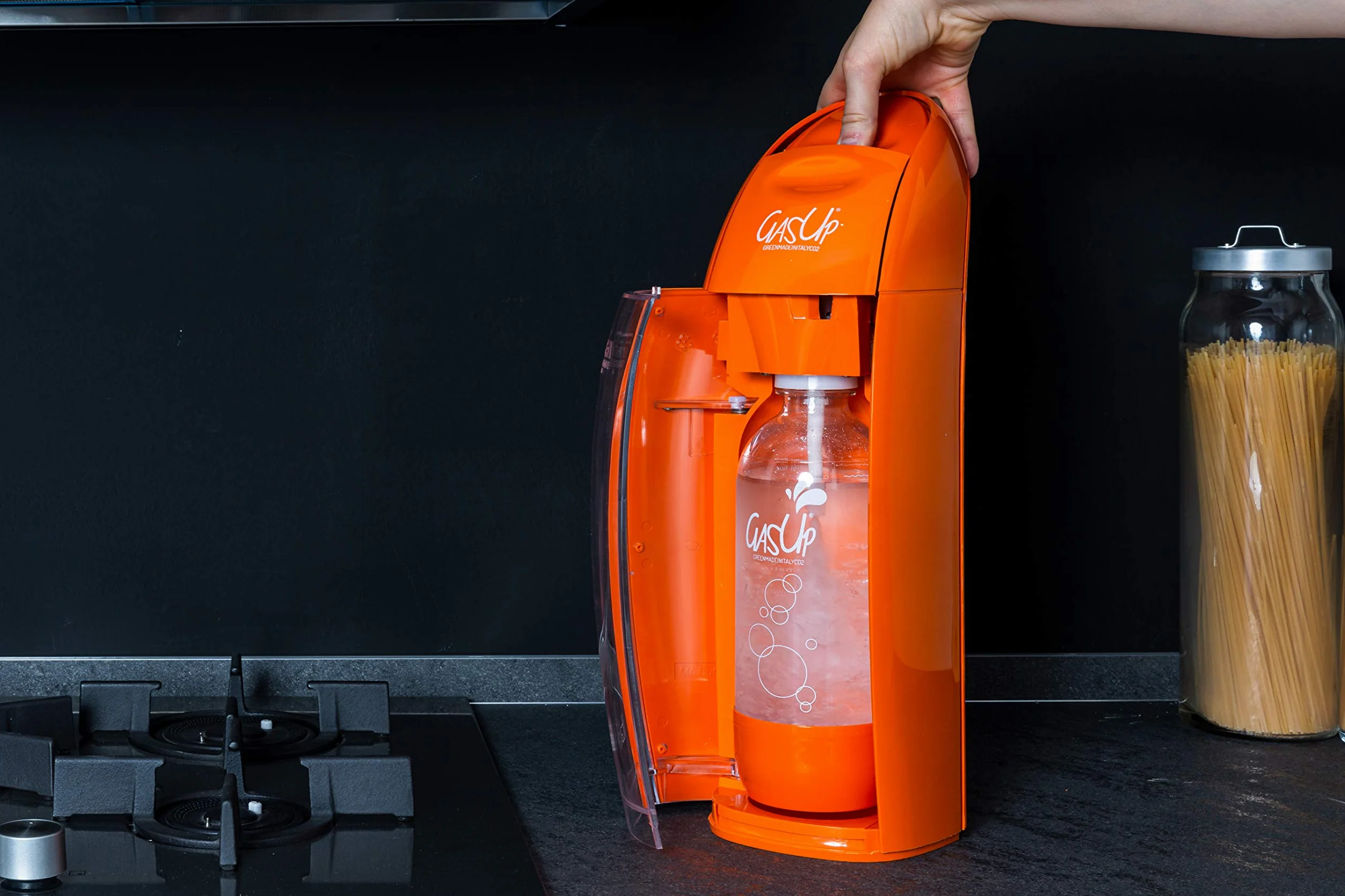 Gasatore d'acqua Frizzante GasUp Mod. Italia Arancione