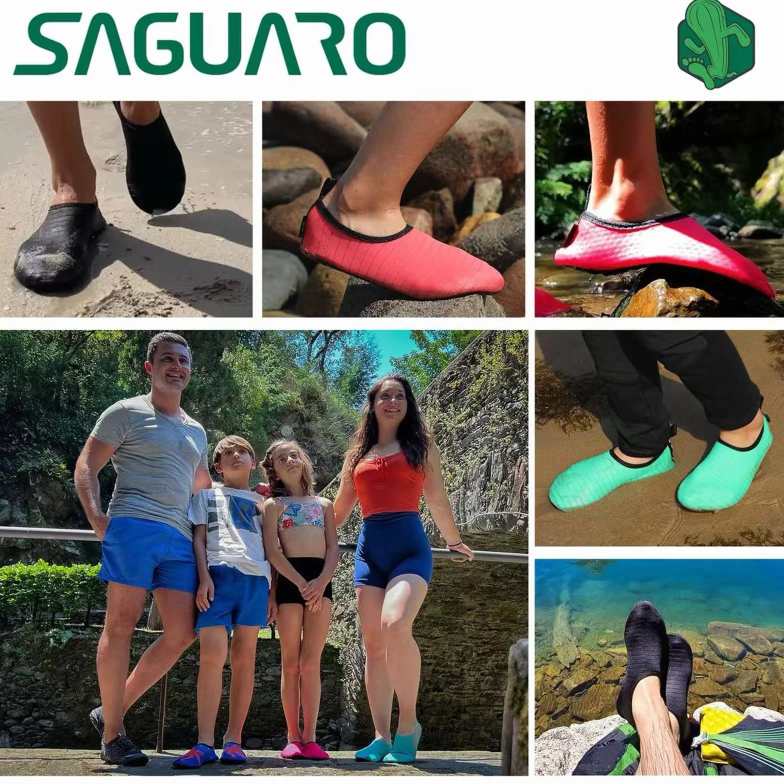 SAGUARO Scarpette da Scoglio Scarpe da Sport Acquatici Bambino
