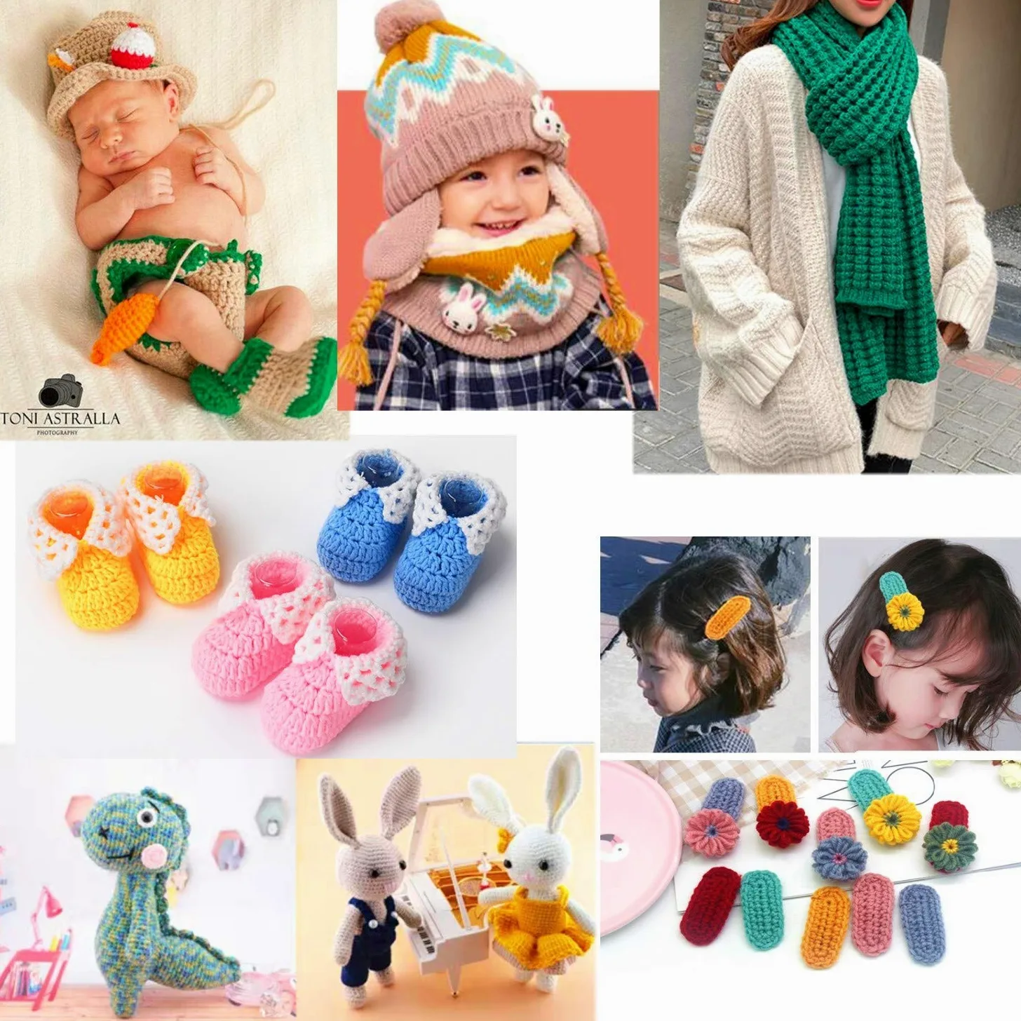 JZK 20 Multicolore 50g Super Morbido Filato di Lana di Cotone, matassine gomitoli Cotone per Uncinetto e Maglia per Indumenti Bambini amigurumi Cappello Sciarpa