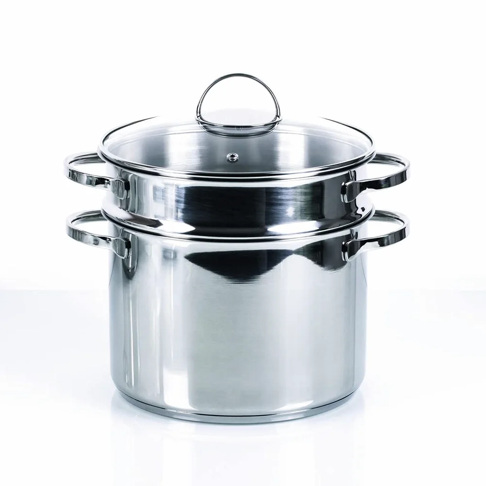 Moneta Allegro Pastaiola 22cm in Acciaio Inox per tutti i Fuochi 5,9 Litri