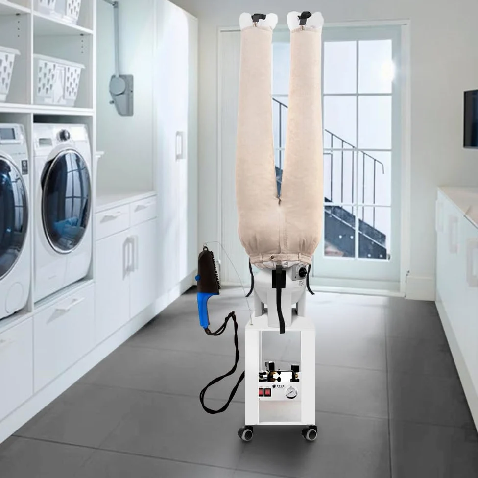 EOLO Stiracamicie Pantaloni SA18 SP INOX Professionale Robot Stira Facile Asciuga Automatico Camicie Stirasciugatrice Spazzola a Vapore Caldaia Manichino Made in Italy Garanzia 5 Anni Efficienza A++