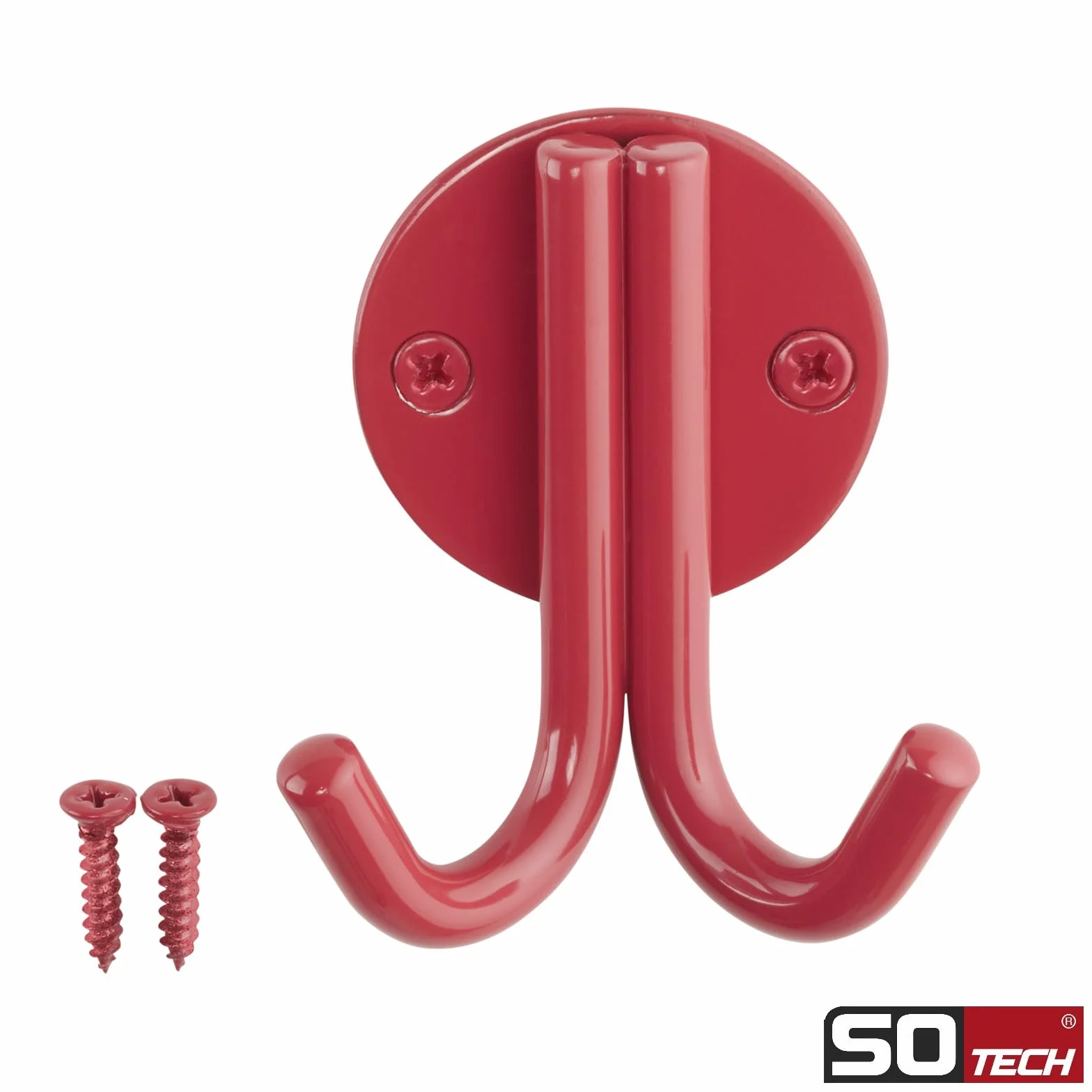 SOTECH Appendiabiti ELEN 65 x 78 x 33 mm acciaio rosso Gancio a parete