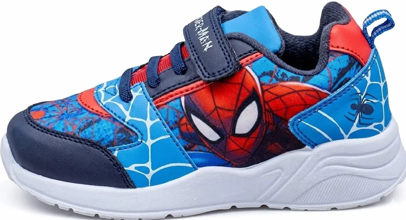 Marvel Ragazzi Spiderman Scarpe da ginnastica rosse taglia 6-12,5