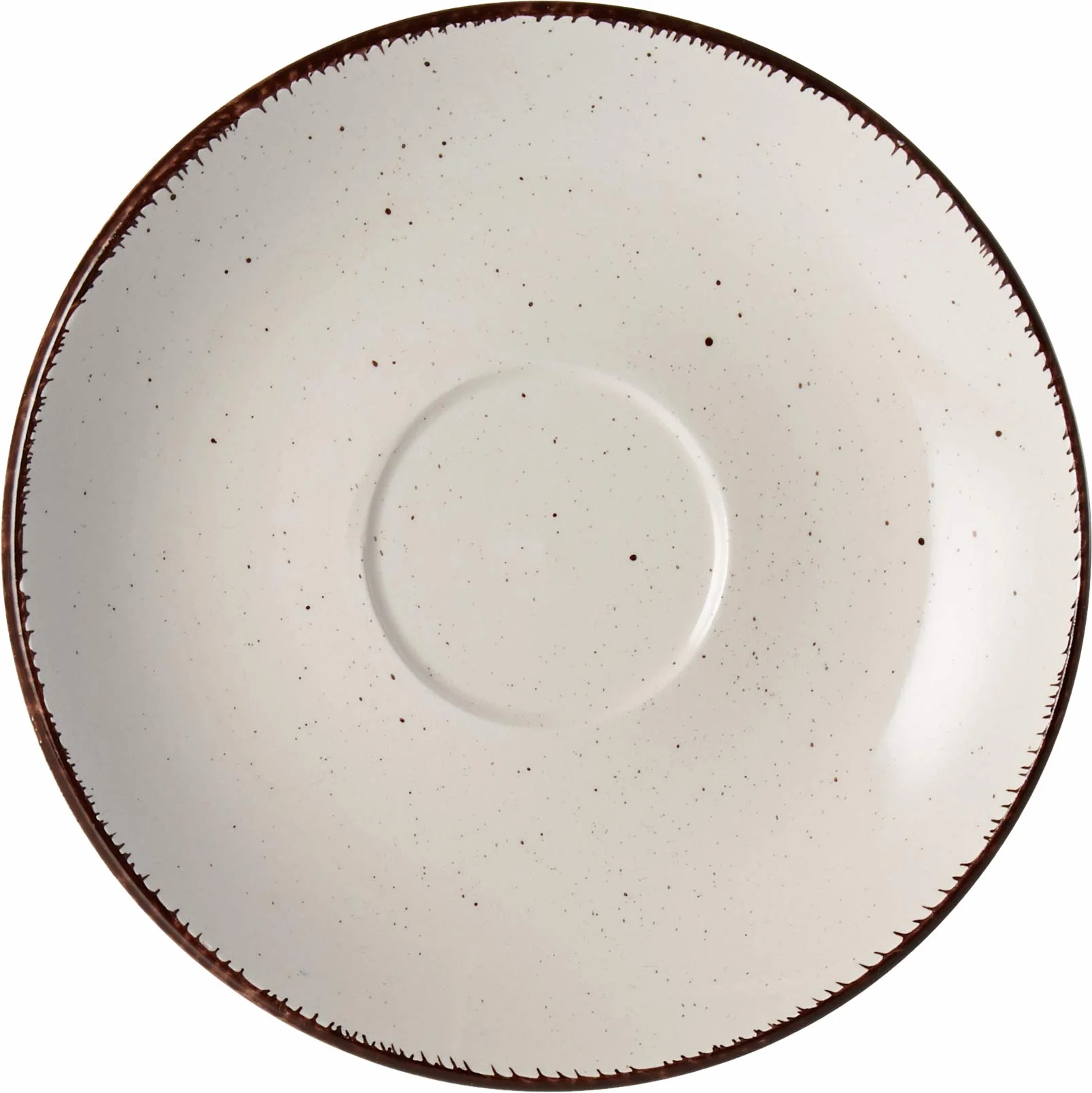 Tognana Stay, Set 6 Tazzine Caffè con Piatto, Stoneware, Beige