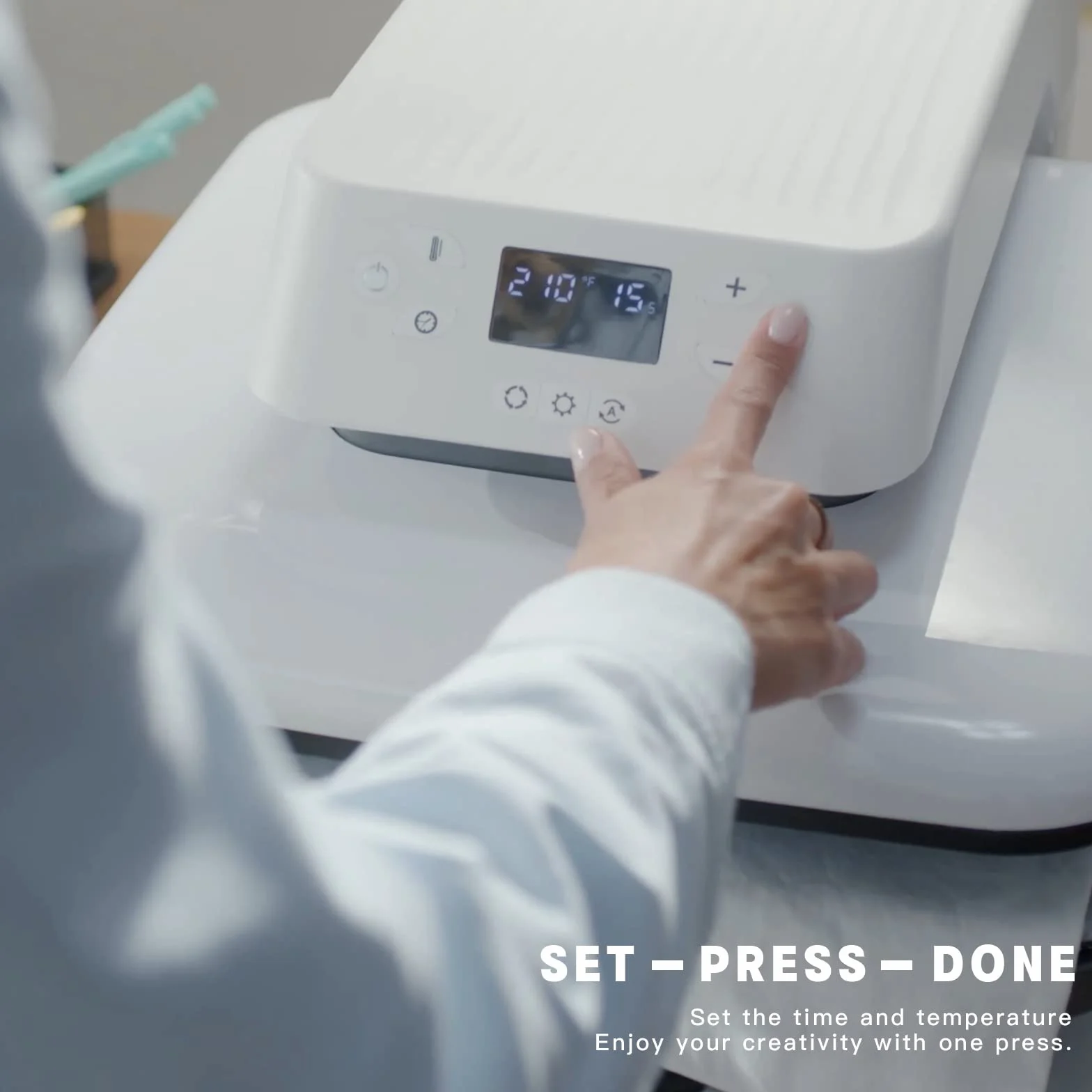HTVRONT Pressa termica automatica per magliette 38 x 38 cm Smart T shirt a rilascio automatico Professionale per sublimazione