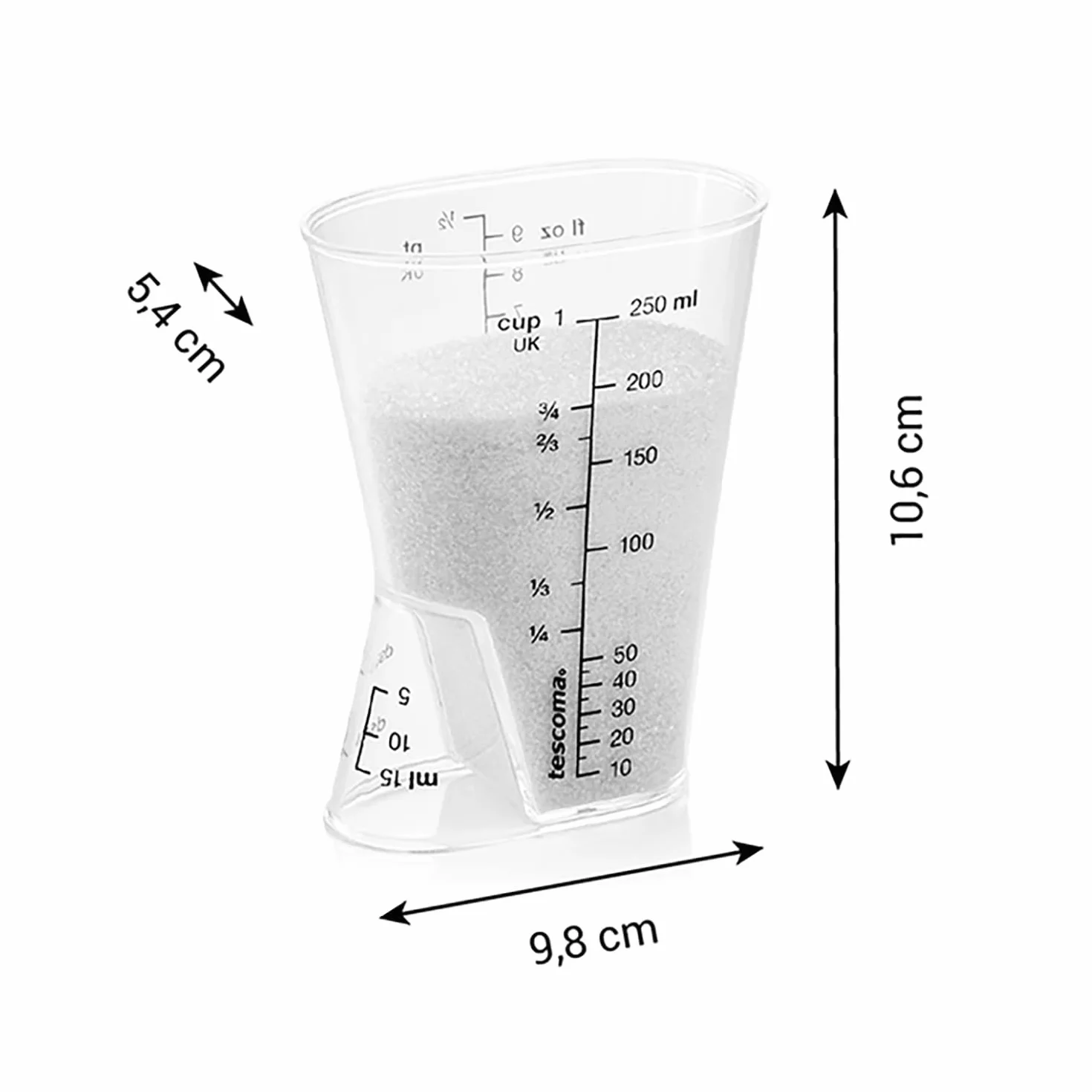 Tescoma 420731 Misurino doppio per alimenti, 250 ml, linea Presto