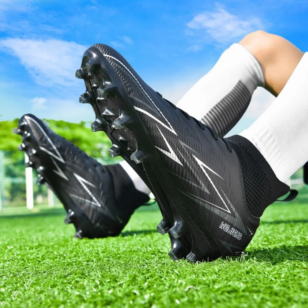 Scarpe da Calcio Uomo High Top Tacchetti Training Calcetto