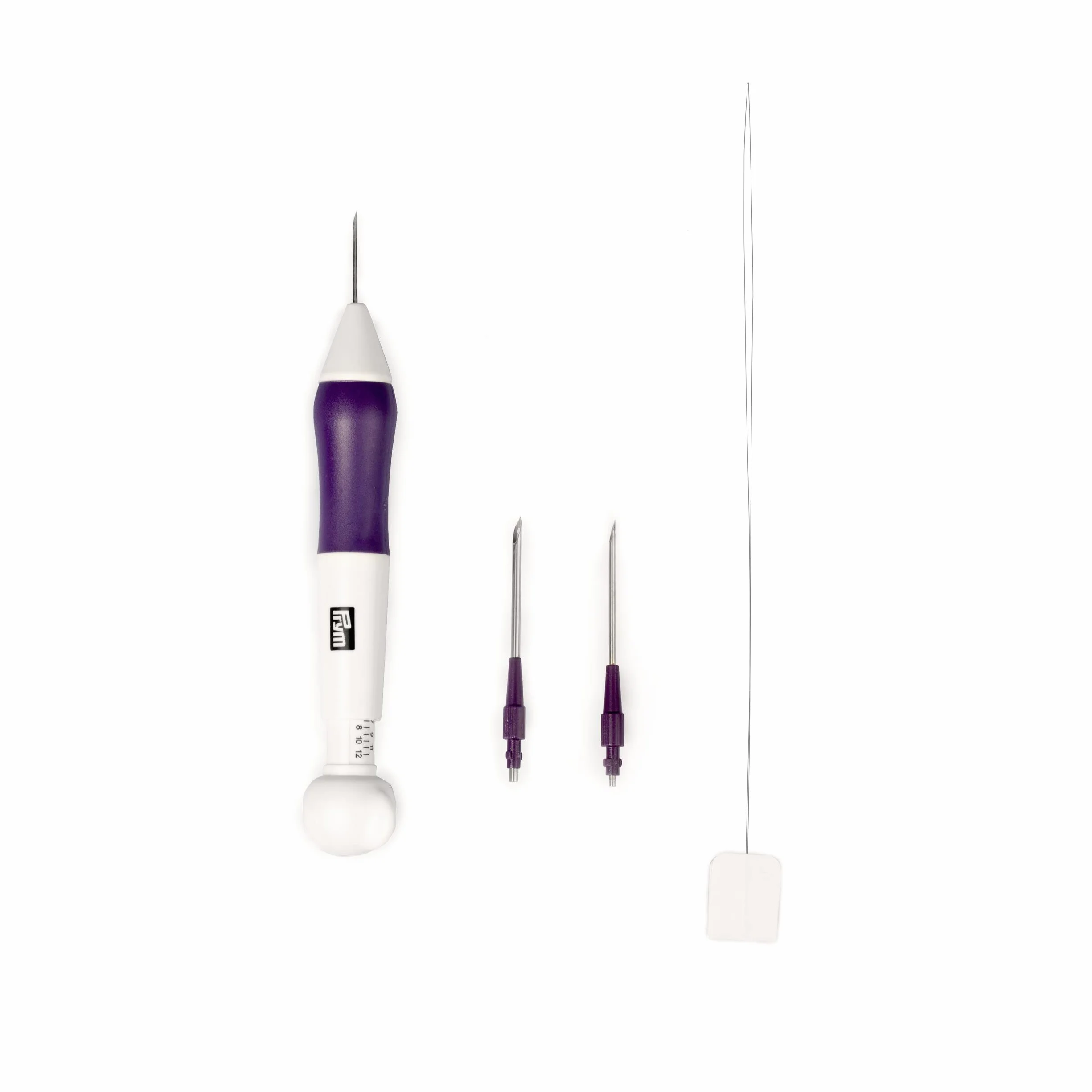 Prym Punch Needle, Purple, White, 1,3 mm / 1,6 mm / 2,2 mm
