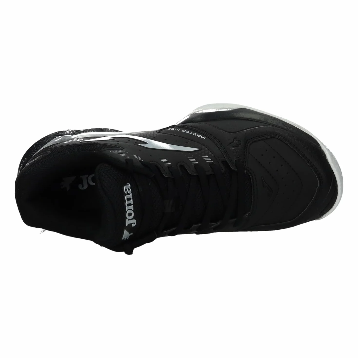 Joma Master 1000 Scarpe da Paddle Uomo Nero Argento Suola Antiscivolo