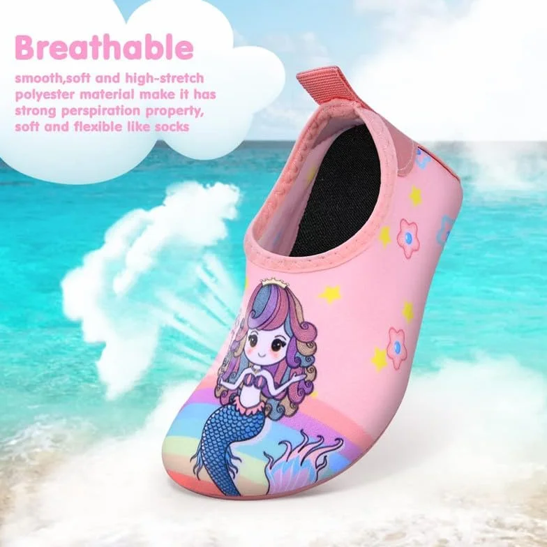 flintronic Scarpe da Acqua Bambini, Antiscivolo, Rapida Asciugatura, da Surf Piscina Spiaggia