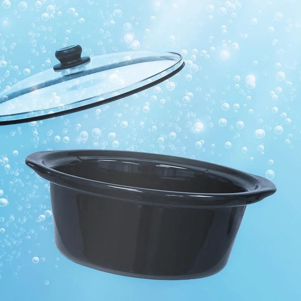 Cecotec Pentola a Cottura Lenta - Slow Cooker 5.5 L Digitale ChupChup Matic. 240W, Vasca Ceramica, Coperchio Vetro, Programmabile 24 Ore, Timer 20Ore, 2 Livelli di Temperatura, Funzione Mantieni Caldo