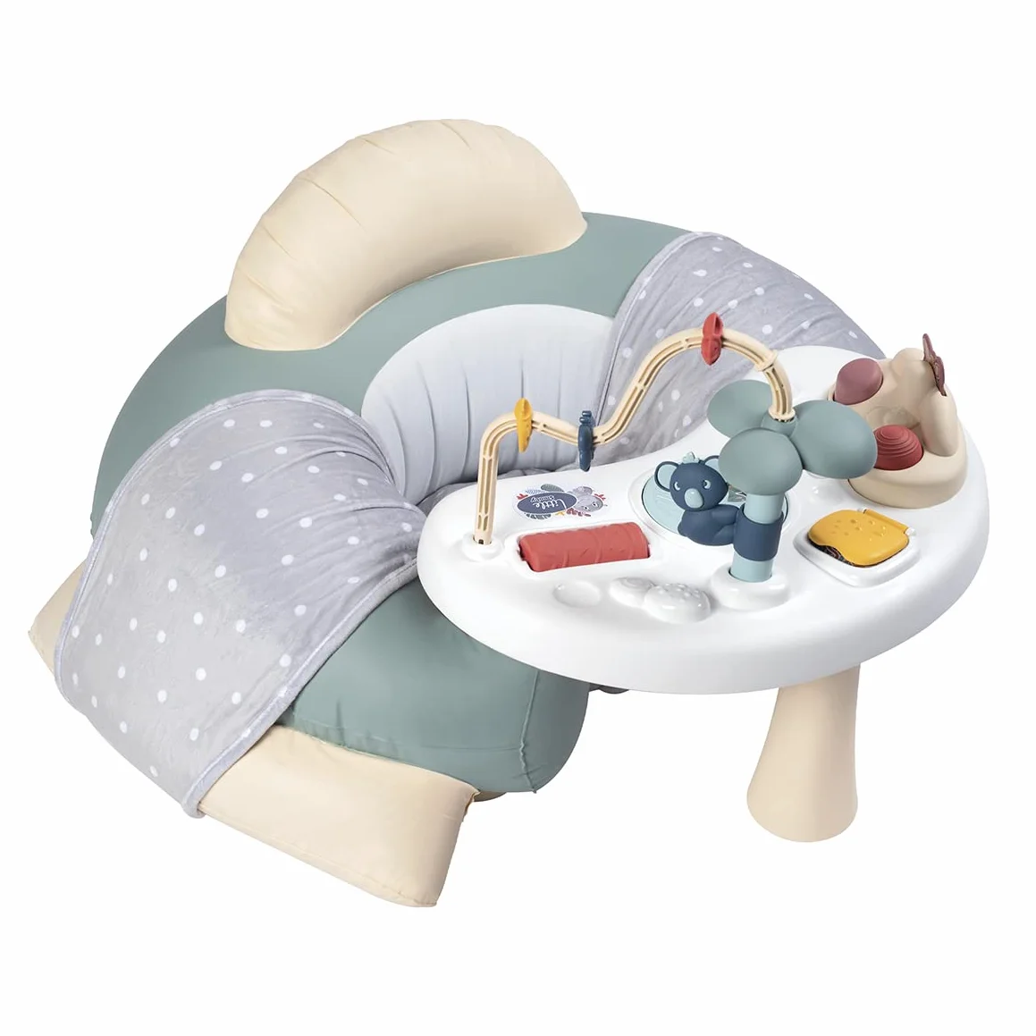 Smoby Little Smoby Poltrona Attività, 7600140103, +6 Mesi, per Iniziare a Stare Seduti Divertendosi, Tavolino Attività