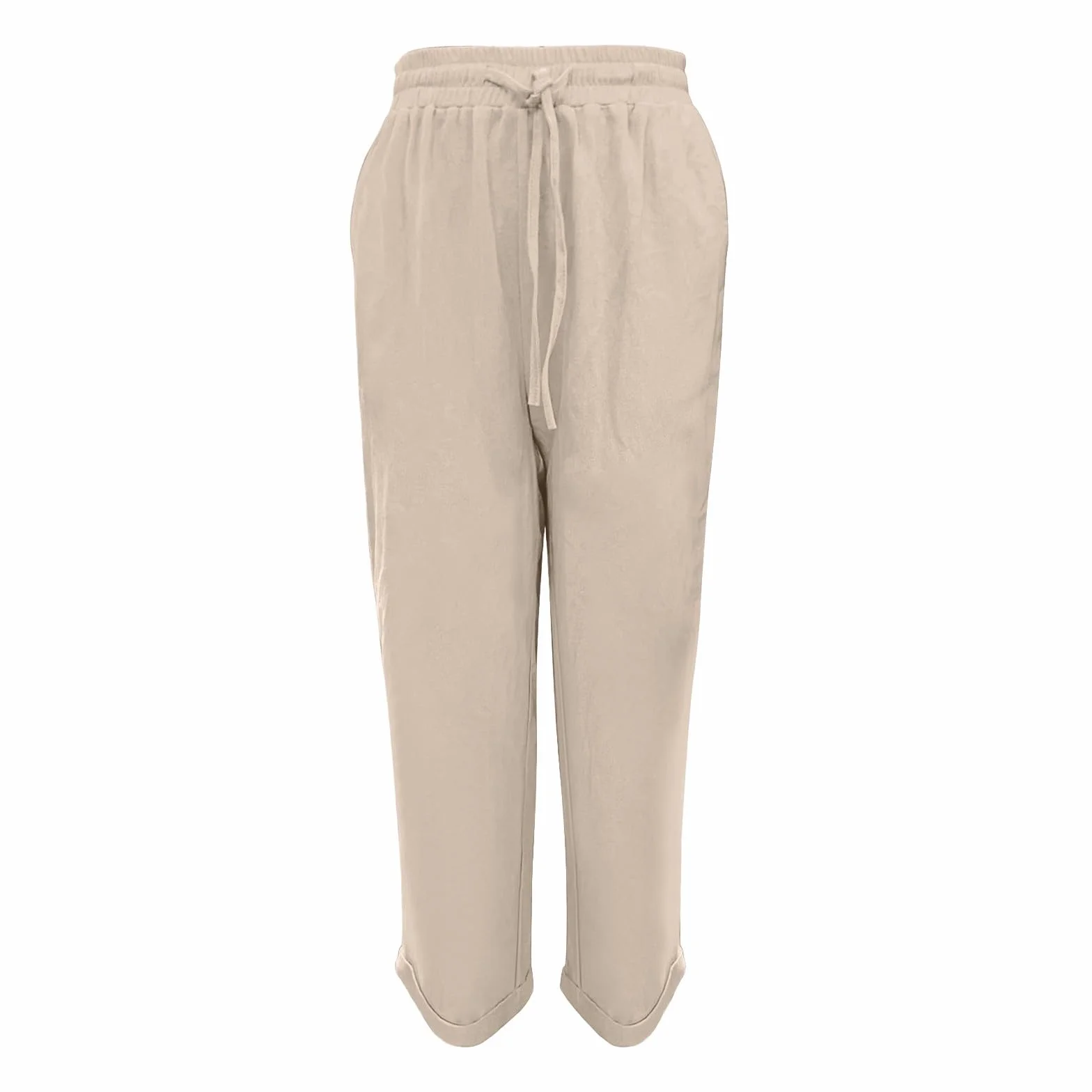 Pantaloni Donna Estivi Pantalone Lino Cotone Larghi Estivo Tasche Gamba Coulisse Tinta Unita Eleganti Pants Pantalone Traspirante Pantaloni Palazzo Donna Estivi Abbigliamento Estivo Elegante