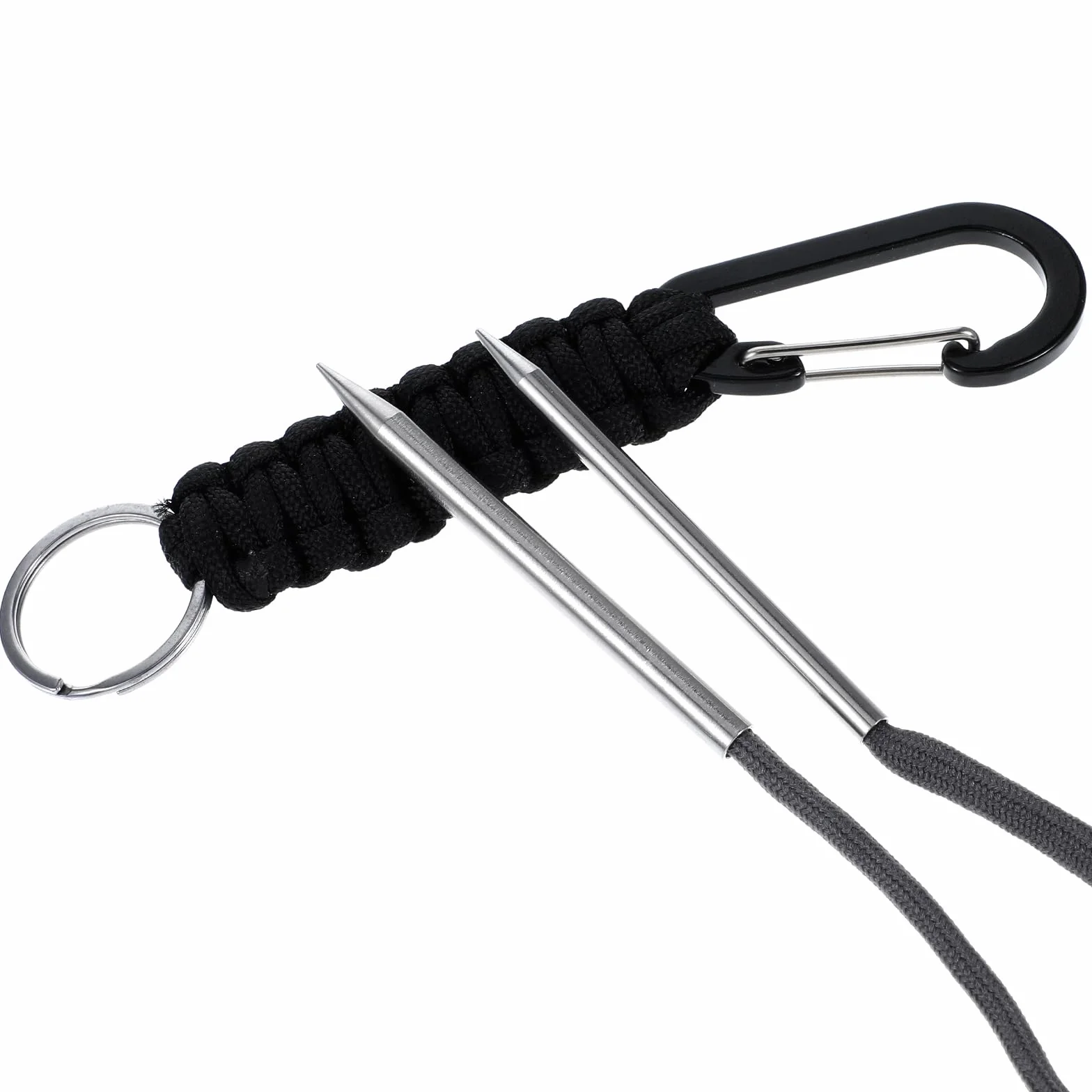 DOPENSPI Set 6 Paracord Accessori Ferri Cucito Strumento Levigante Custodia Artigiani Tessitura Pelle Fai Da Te