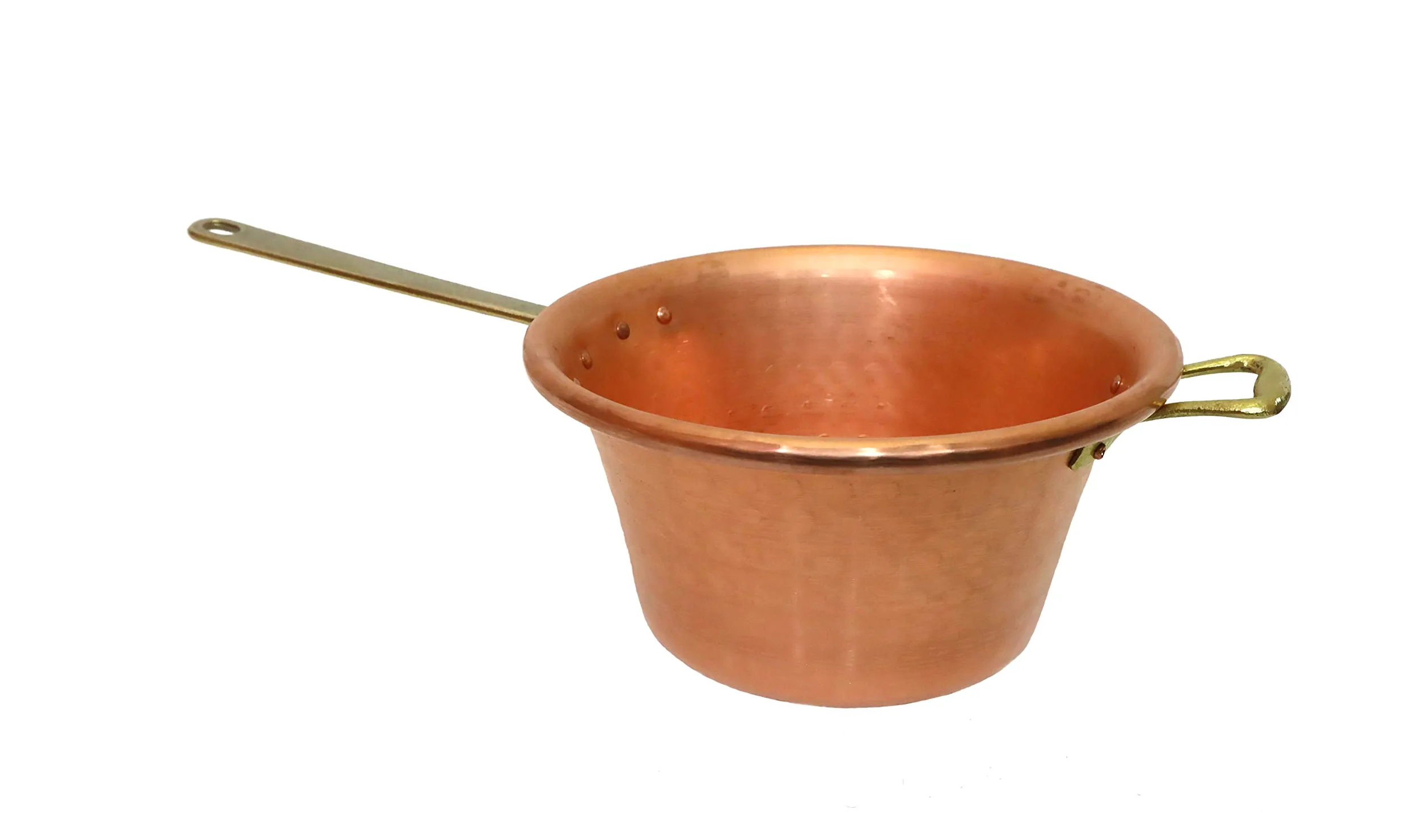 CERIANI Paiolo in Rame per Polenta Manico in Ottone Diametro 24cm