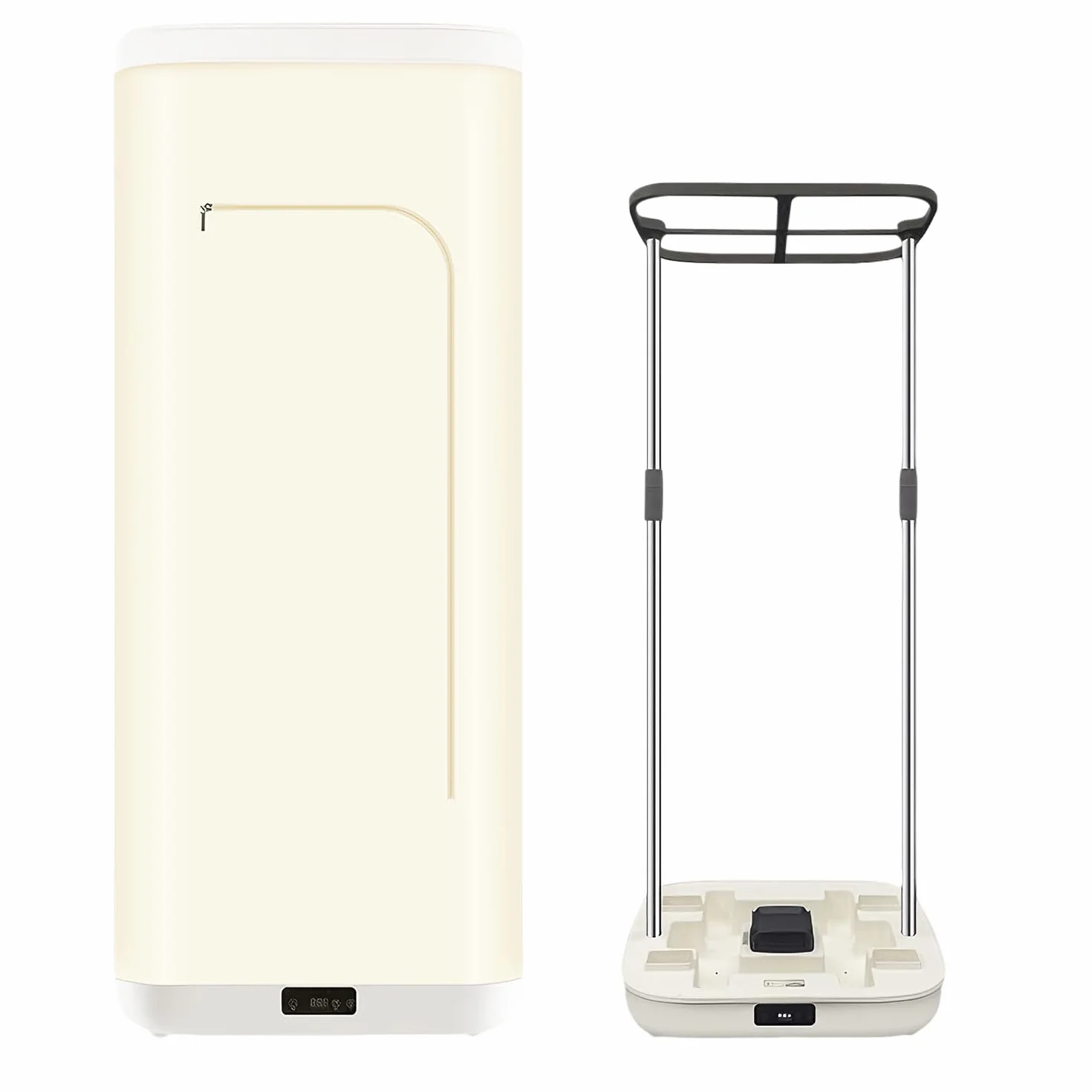 Macchina Automatica per Stirare e Piegare, Macchina da Stiro a Vapore con Funzione Vapore 1000w, Stiratore a Vapore, Asciugatrice con Timer, Asciugatrice (220 V) 3 in 1 per Indumenti