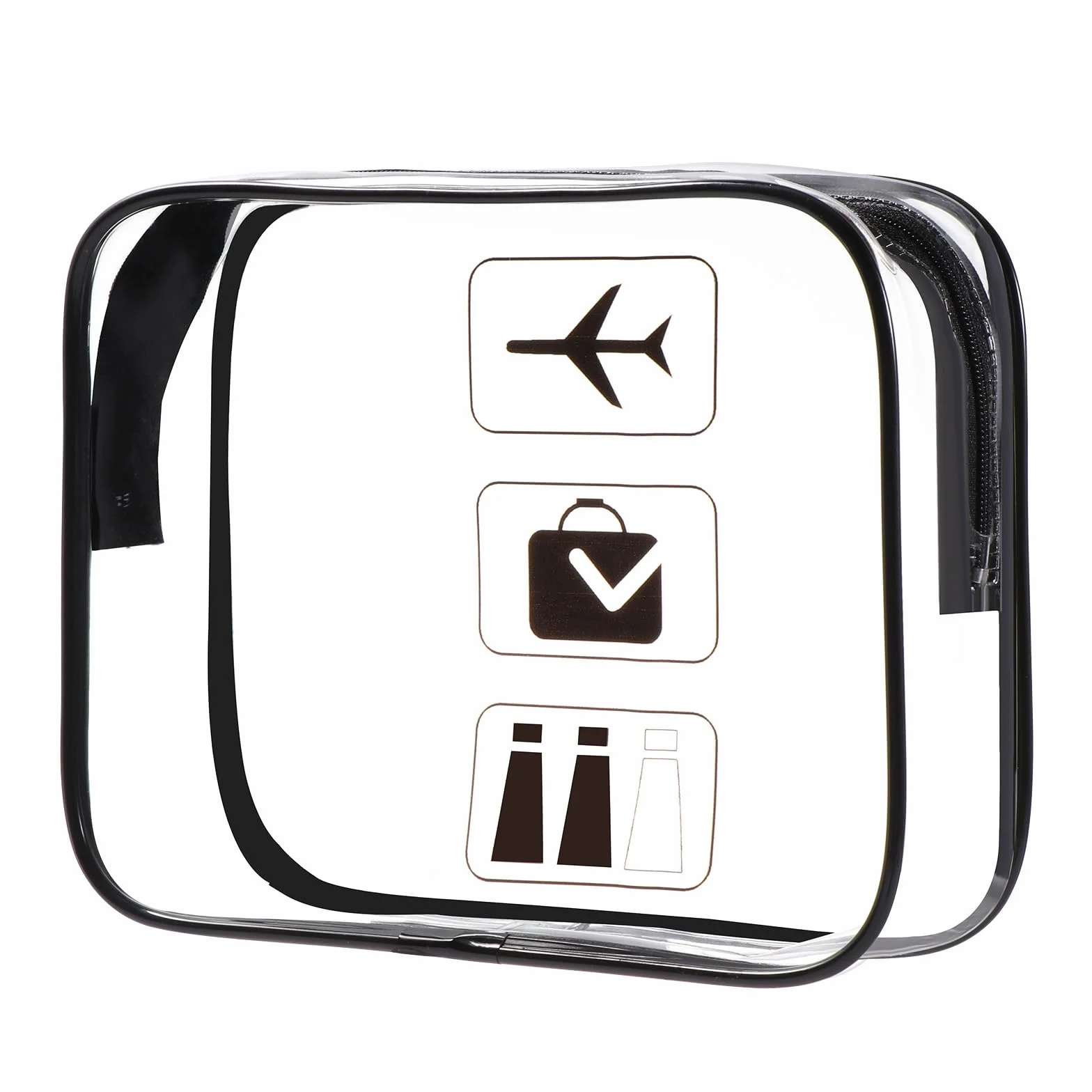 Oderra Borse da Valigia Trasparente, TSA Borsa Viaggio per il Trasporto di liquidi, Beauty Case Impermeabile per Cosmetici, Donna/Uomo