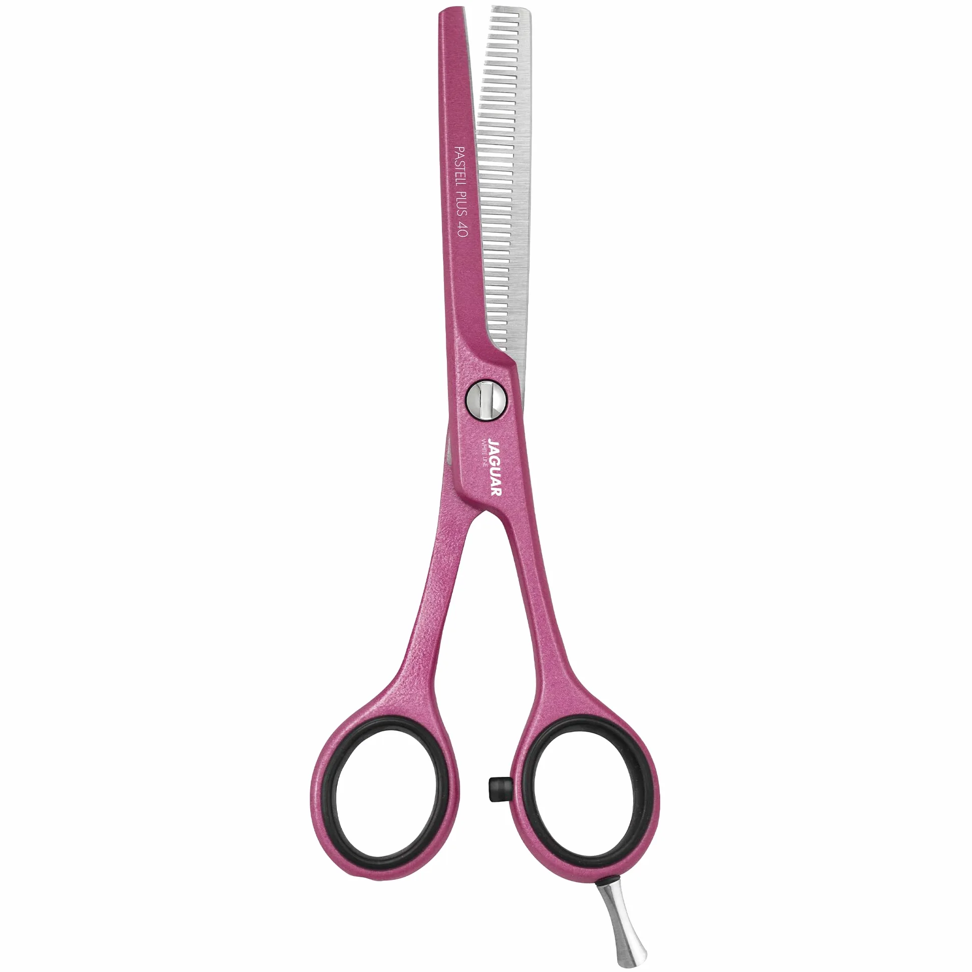 JAGUAR Forbici da modellatura PASTELL PLUS Berry Classic 40 5,5" | Forbici da texturizzazione con 40 denti sfolti a taglio prismatico | Rivestimento metallico antiallergico | Prodotto in Germania