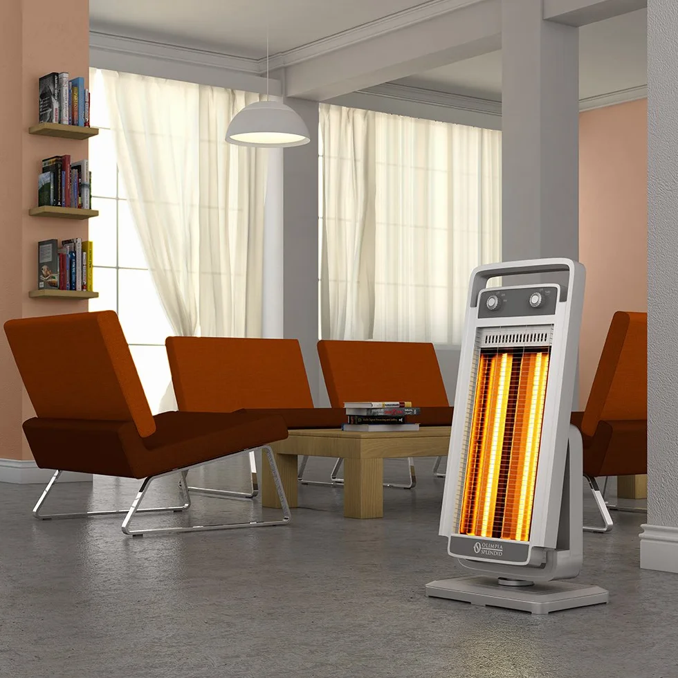 Olimpia Splendid 99610 Solaria Carbon Stufa a Infrarossi, 1100 W, Grigio