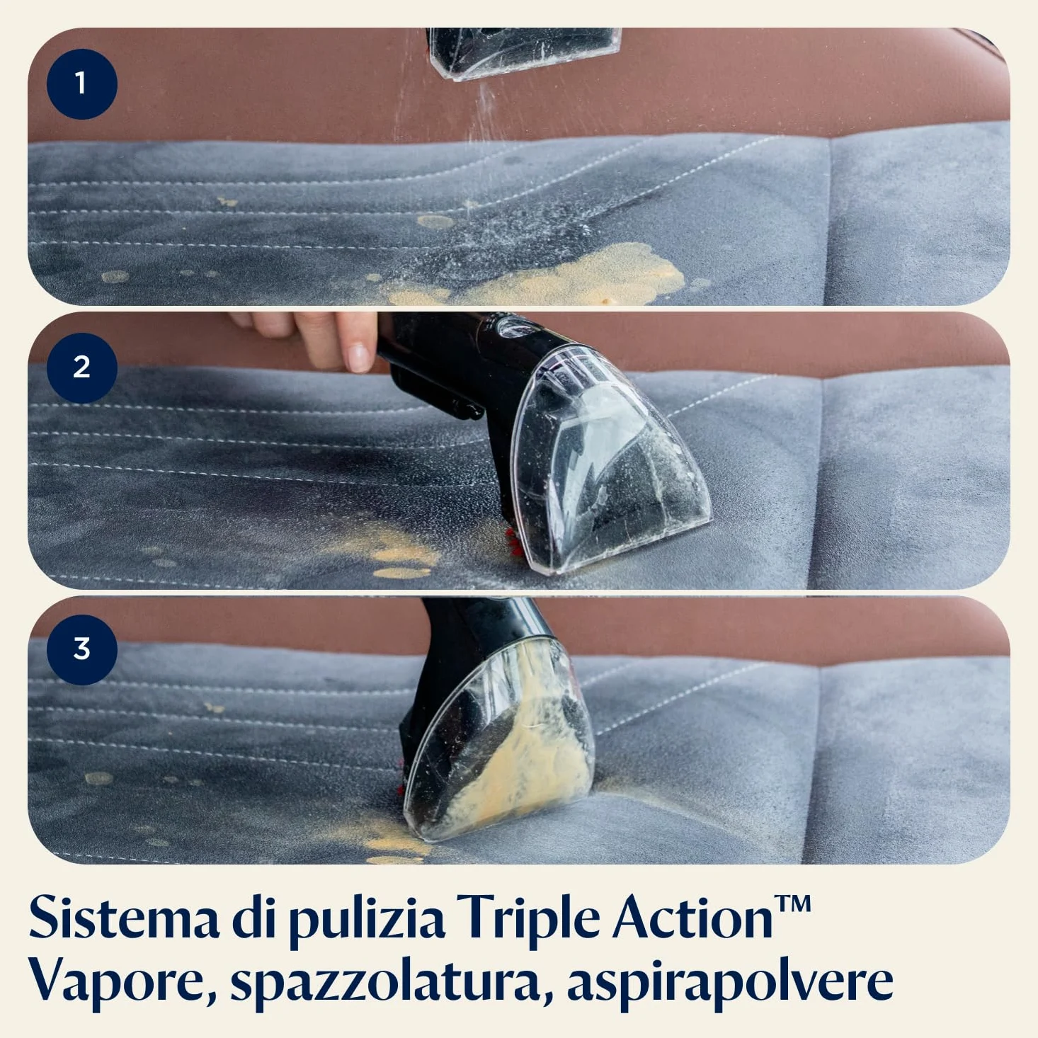 BISSELL SpotClean Pet Pro, Lavatappeti, Pulitore, Lava Tappezzeria per Tappeti, Auto, Divani, Moquette, Materassi e Altro, Potente Motore da 750W, 15585