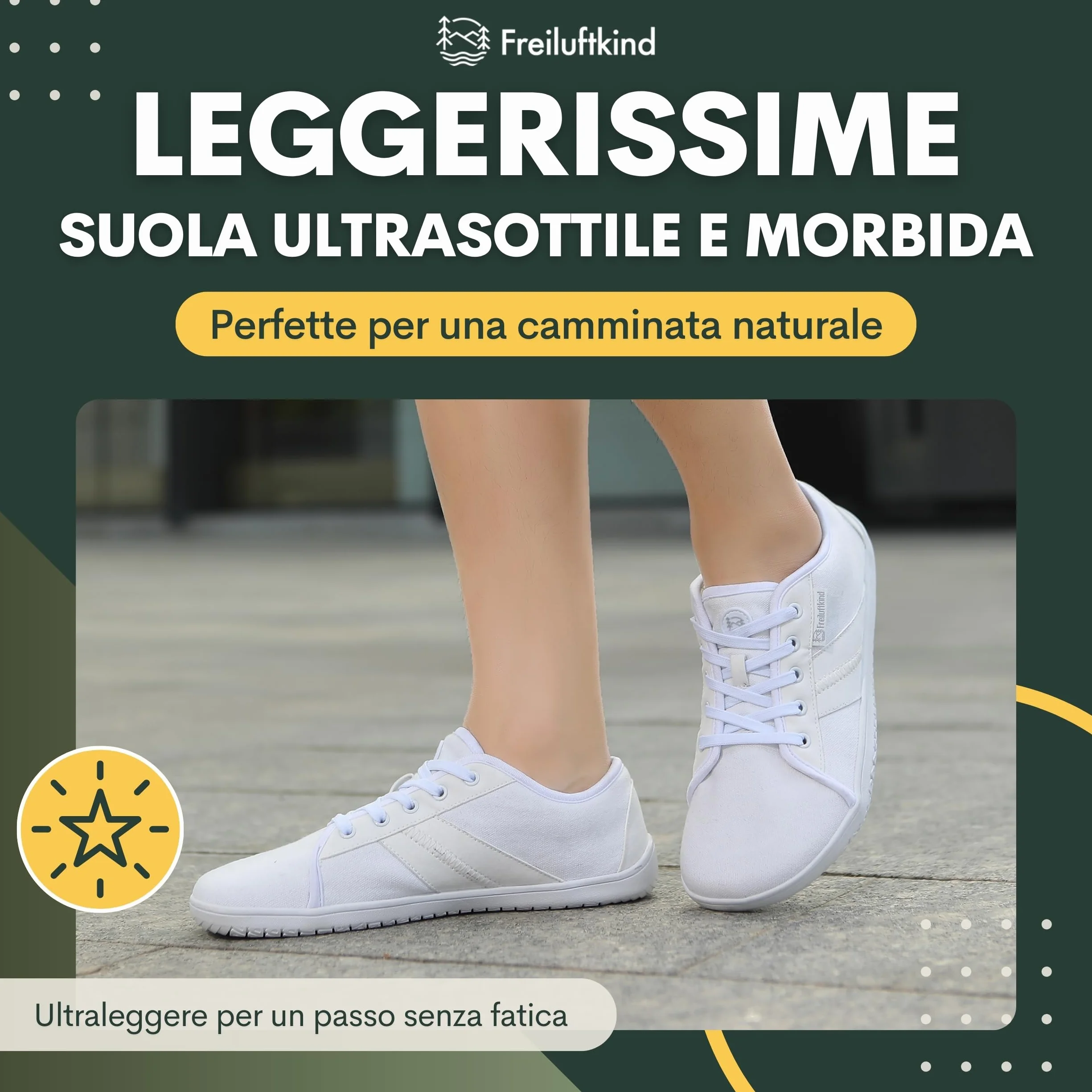 Freiluftkind Baker Barefoot Shoes Antiscivolo – Il Scarpe Barefoot Perfetto per la Tua Avventura – Scarpe Barefoot Uomo e Donna