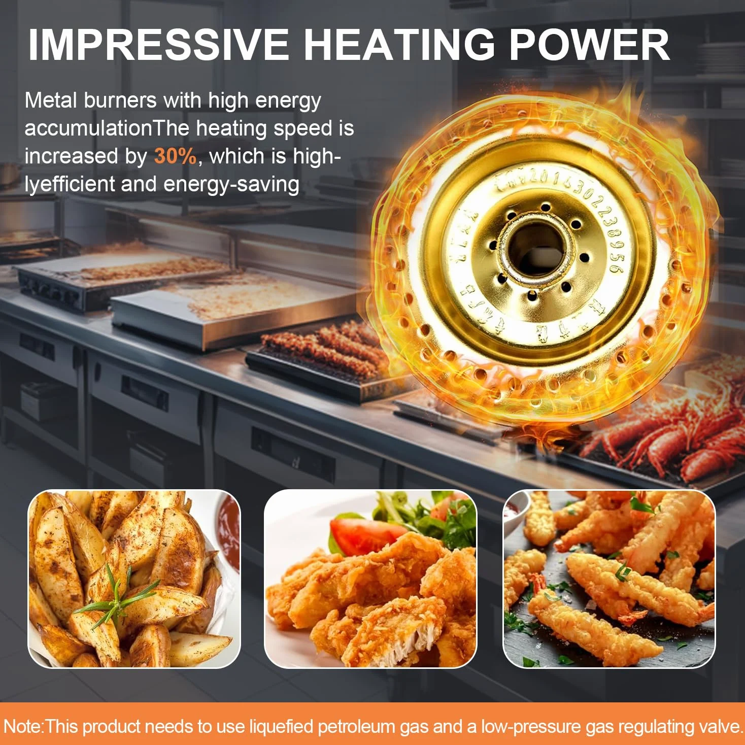 Friggitrice a gas da professionale doppia friggitrice a gas grande capacità multifunzione in acciaio inox facile da pulire per uso domestico e commerciale