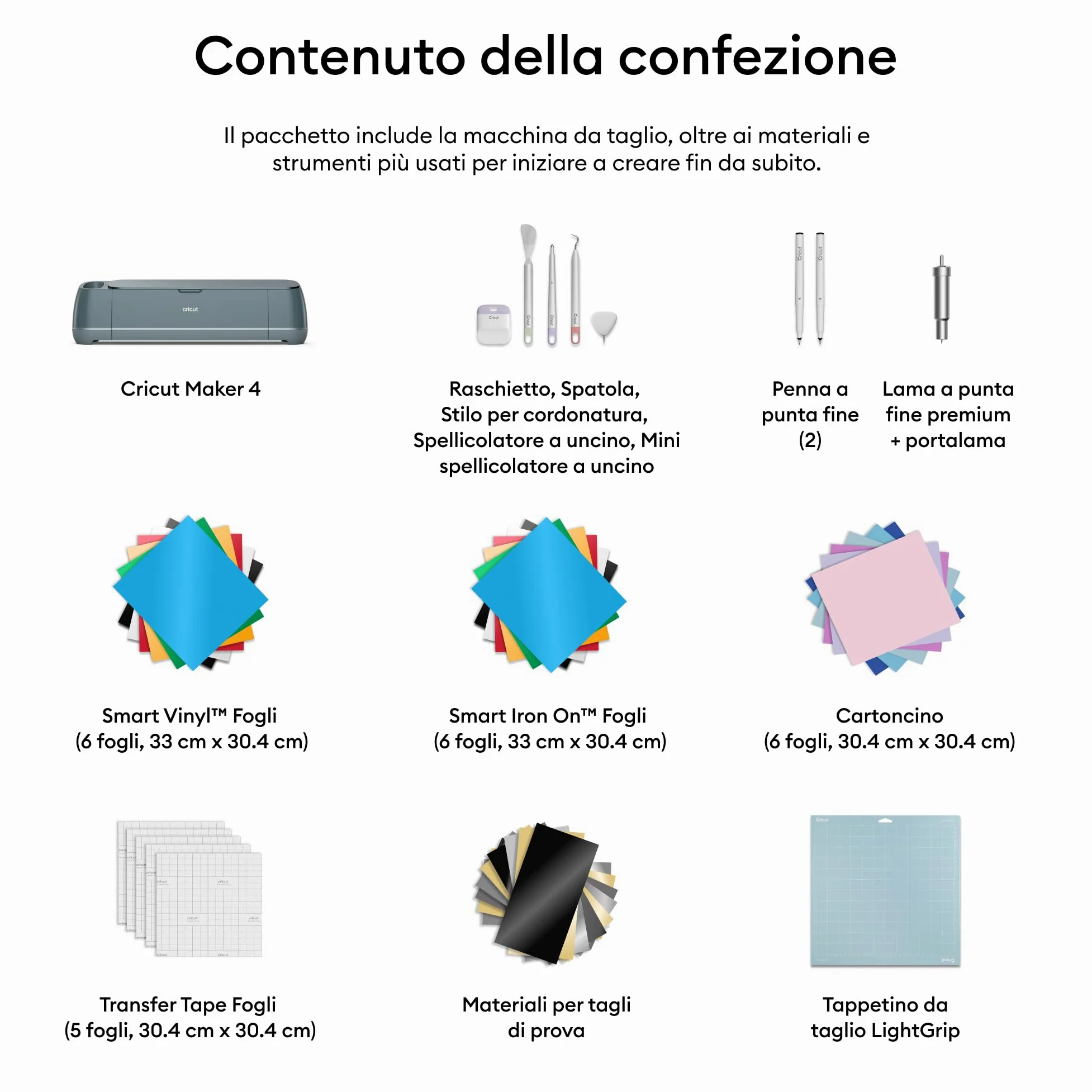 Cricut Maker 4 pacchetto essenziale