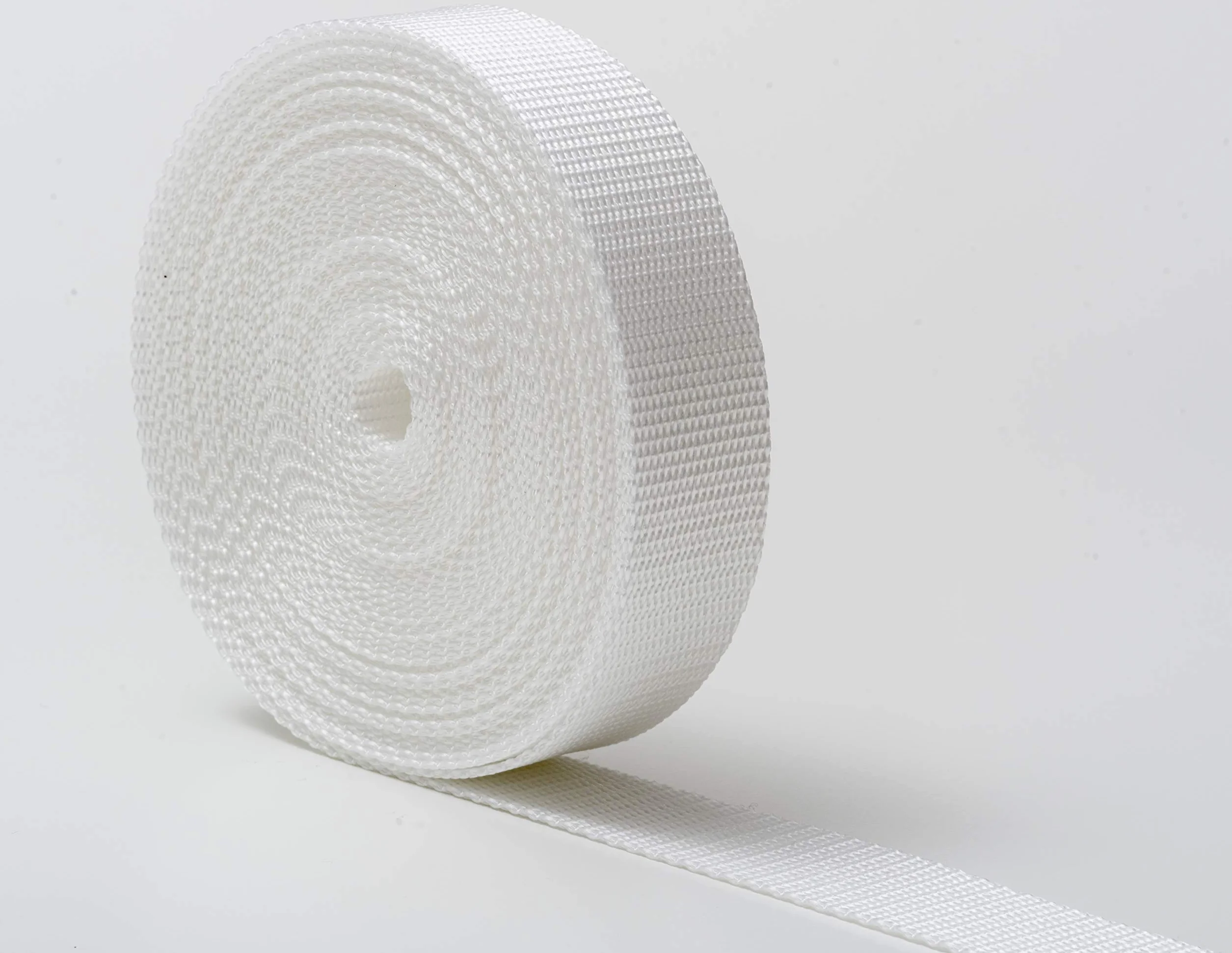 IPEA Cinghia Rigida in Nylon 10 Metri 30 mm Bianco per Zaino e Borse Multiuso