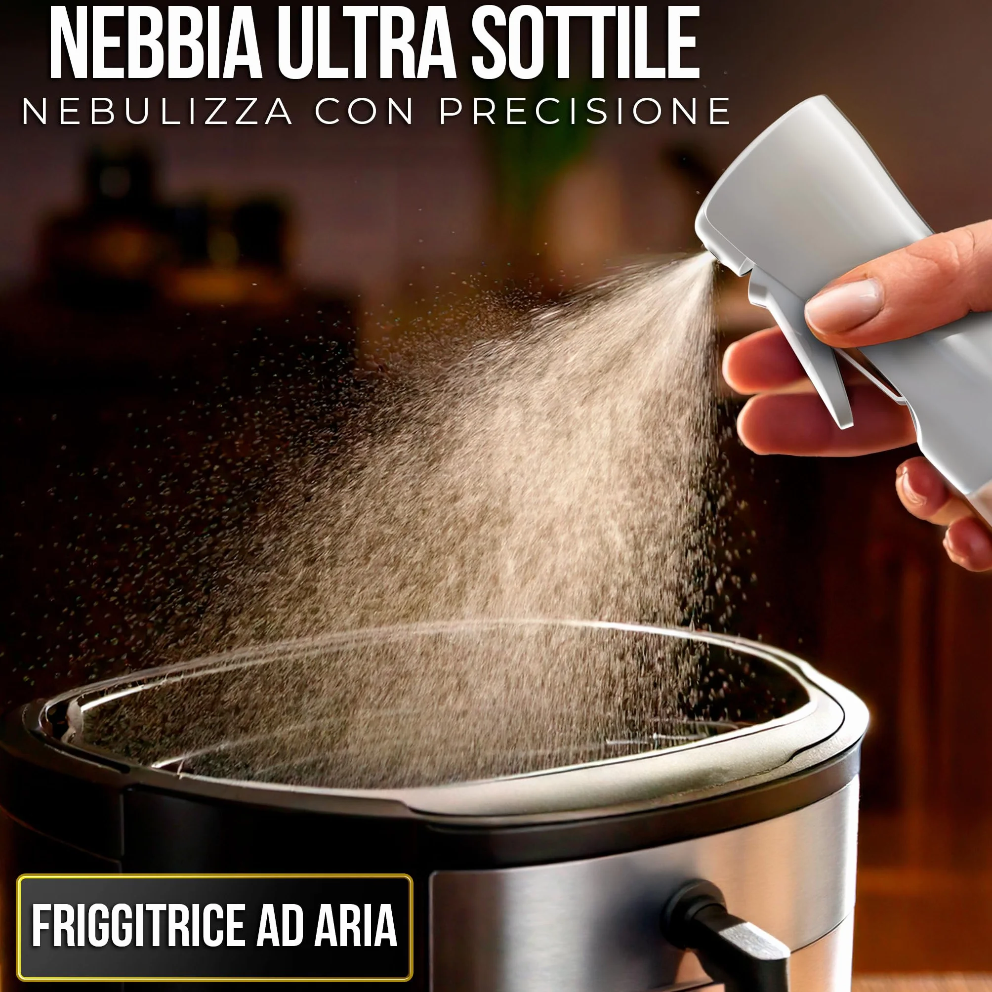 Spruzzatore di olio spray per cucina, olio d'oliva e limone, distributore dosatore per aceto