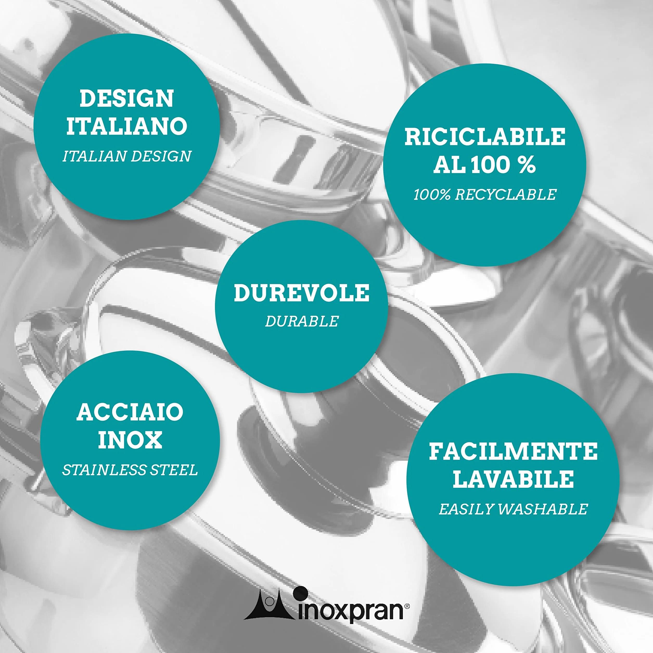 Piastra Terima TUKA in Acciaio Inossidabile Diametro 20 cm Spargifiamma
