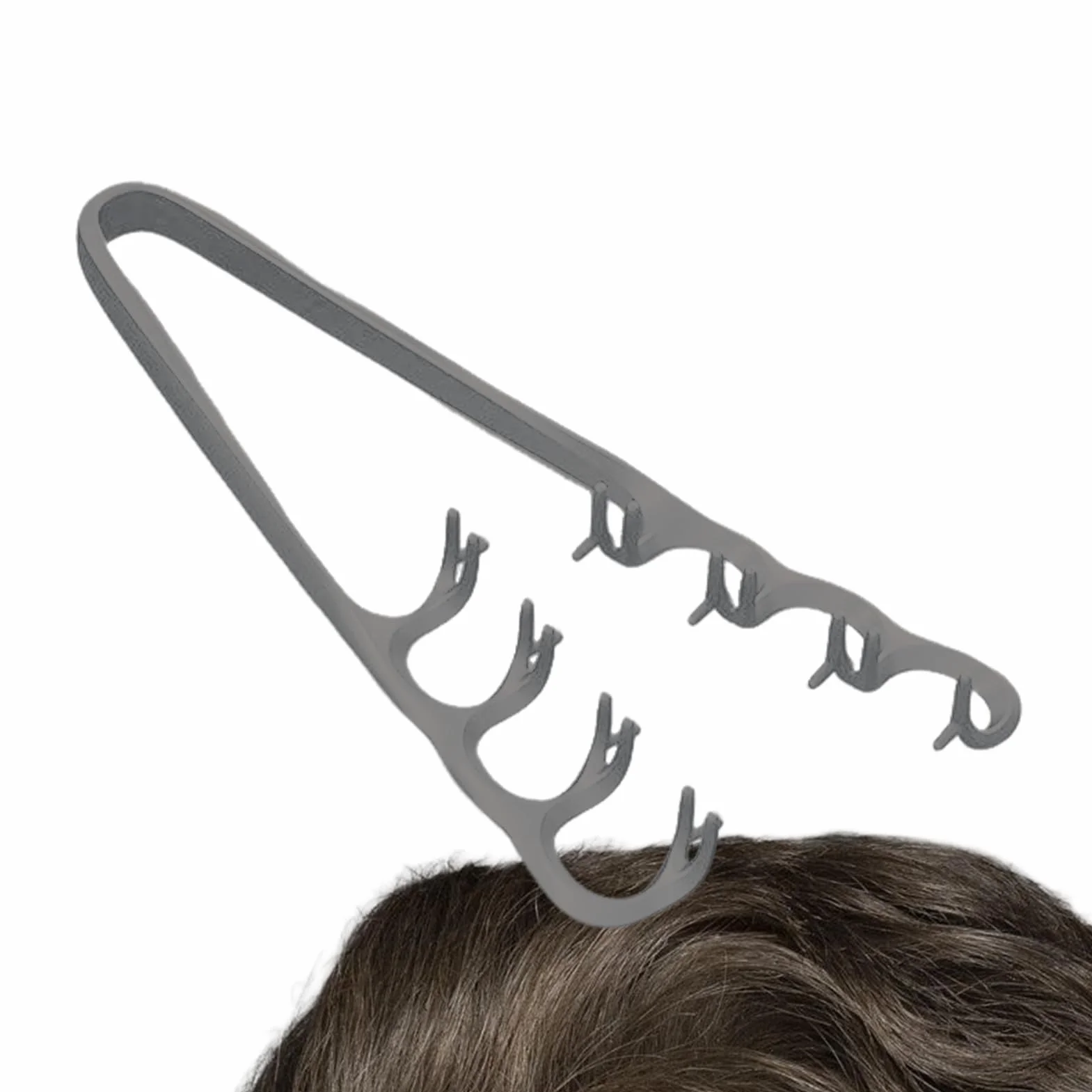Pettine Volumizzante Denti Larghi Portatile Tascabile per Uomini Styling Capelli