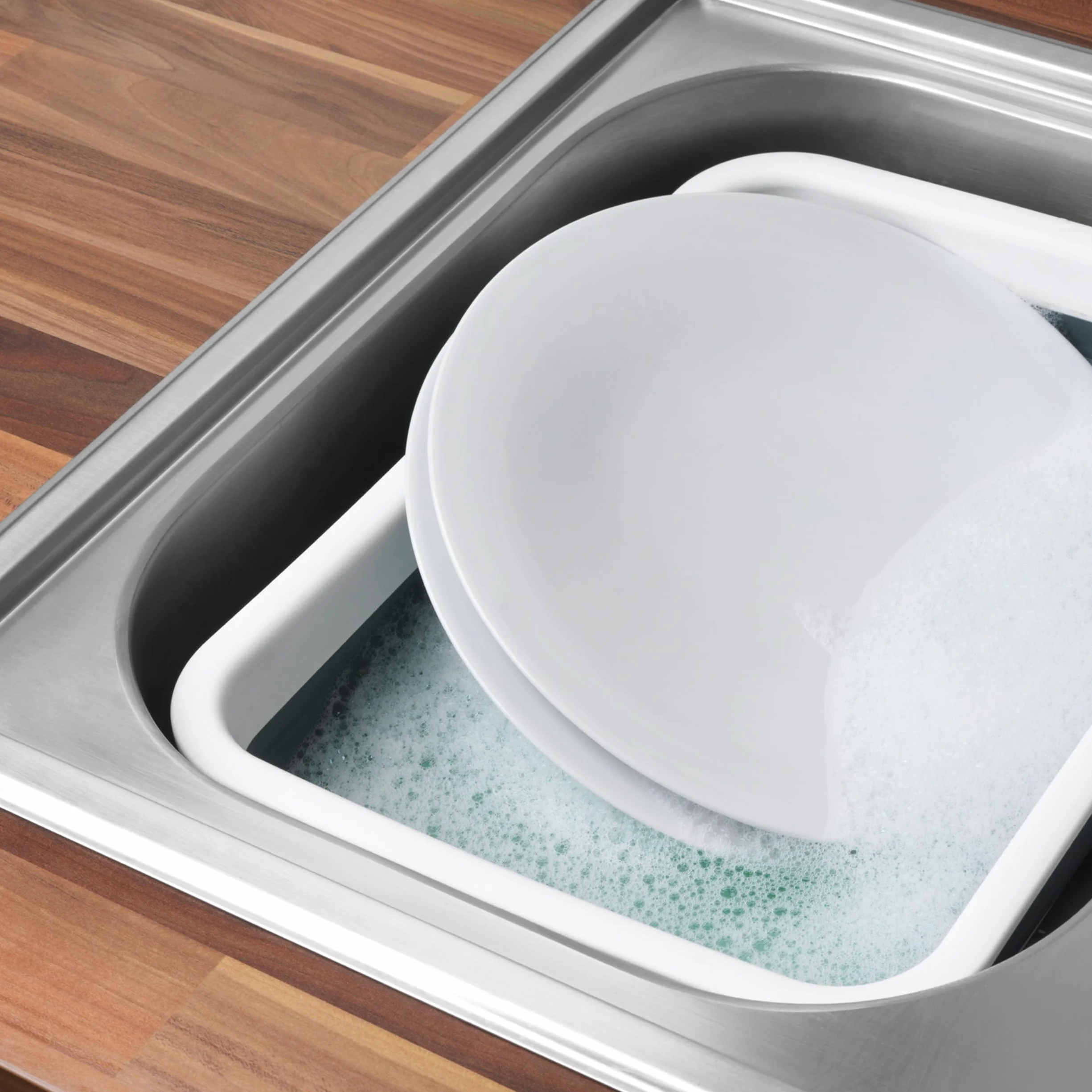 Beldray LA030191GRY vaschetta rettangolare pieghevole per il lavaggio della cucina, vassoio per ripostiglio compatto, roulotte/campeggio, Easy Store, Grigio