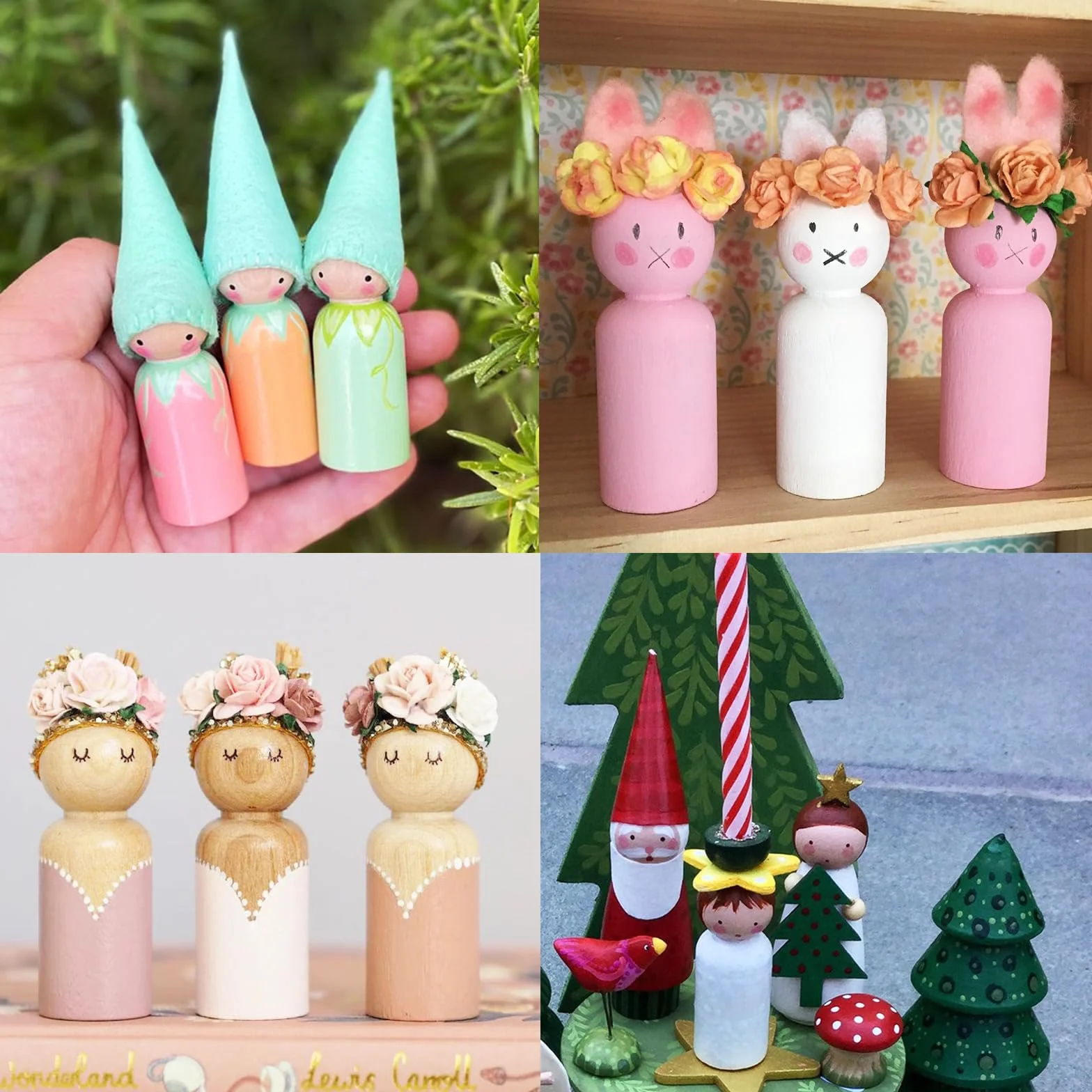 20 Pezzi Bambole Legno per Dipingere 53mm Non Rifinite Peg Doll Legnoso Piccole per Fai Da Te Creazioni Artistiche Famiglia Artigianato Decorazioni per Matrimoni (Femminile, Maschile Ogni 10)