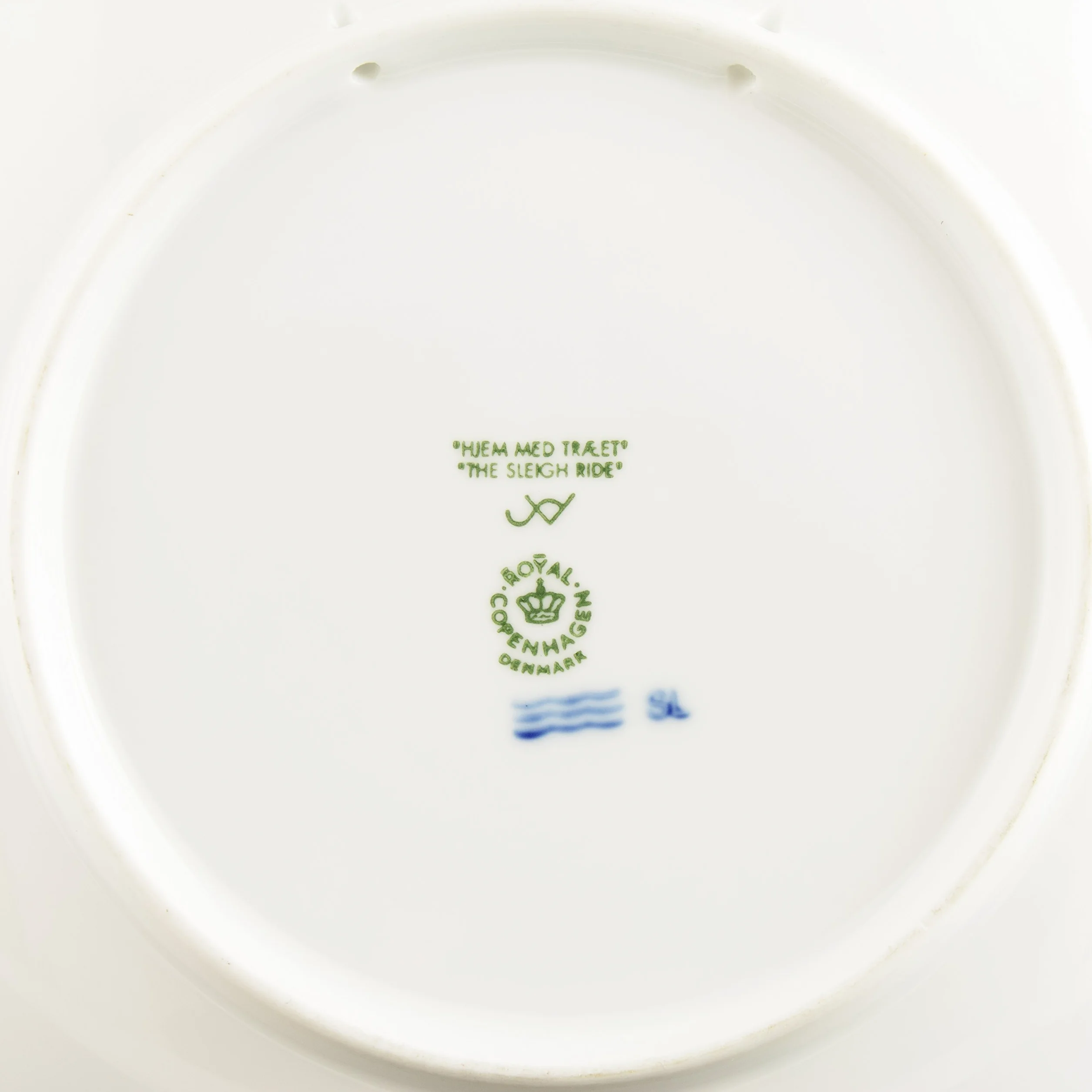 ROYAL COPENHAGEN PIATTO DI NATALE 1999 ORIGINALE PORCELLANA PRIMA SCELTA