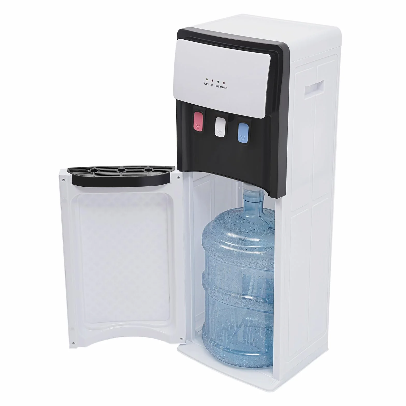 Dispenser d'acqua da banco 550 W 3-in-1 acqua fredda calda tiepida con protezione anti-funzionamento a secco riempimento dal basso
