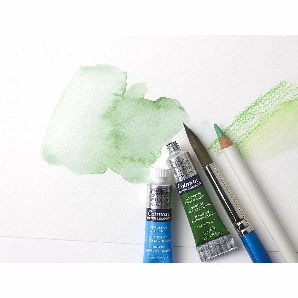 Winsor & Newton Carta per Acquarello Grana Fine 300gr A4 Blocco 12 Fogli