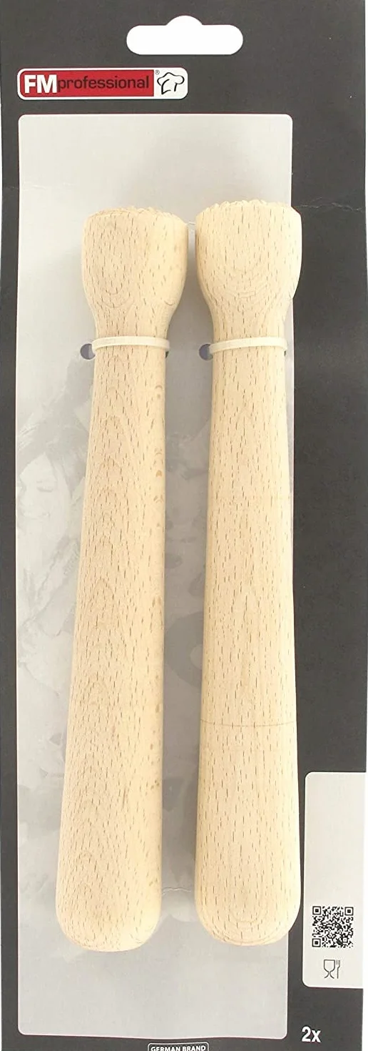 Set da 2 Pestelli Legno Marrone 50 x 50 x 20 cm